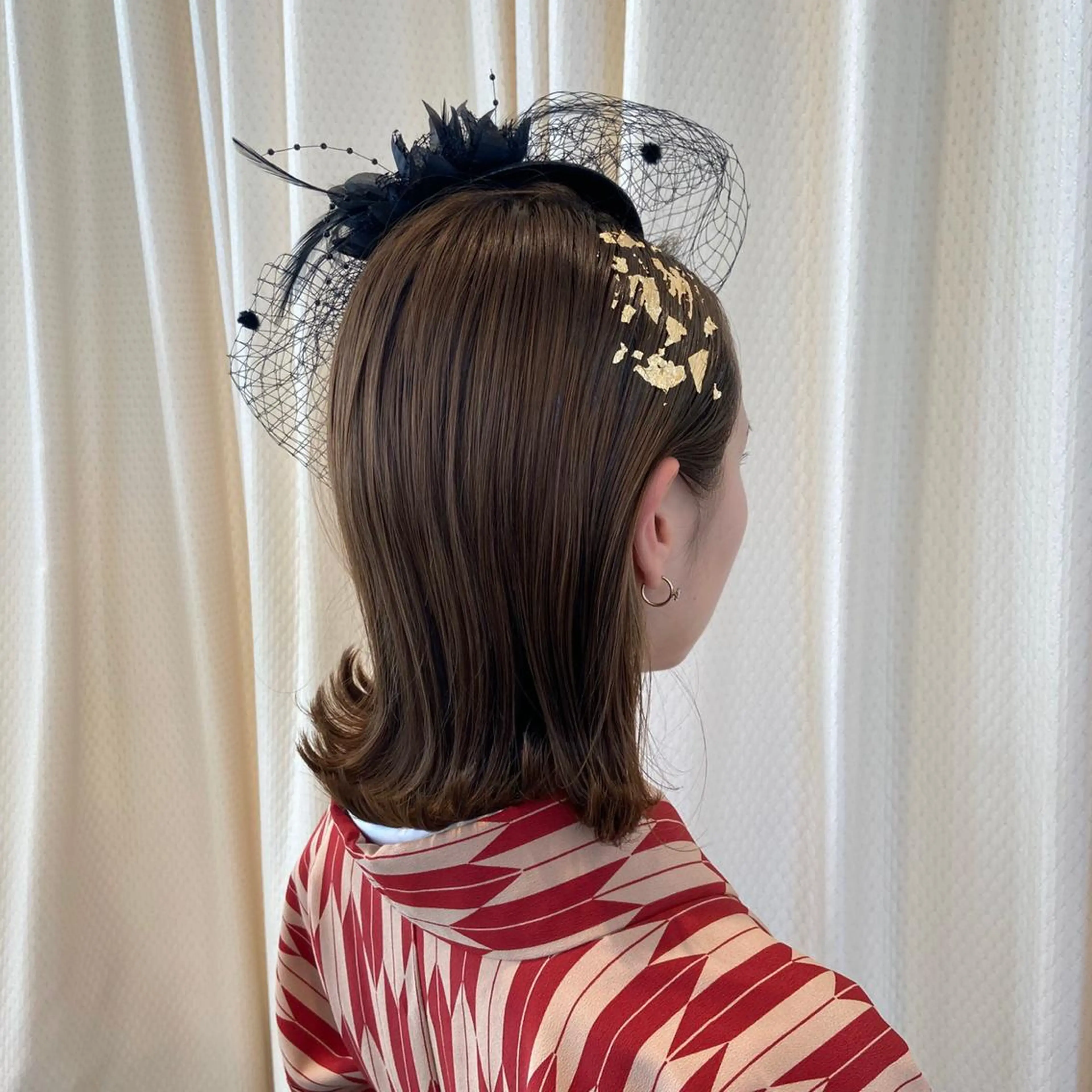 ミディアム ヘアアレンジ サソウ ユリエ🥥のヘアスタイル