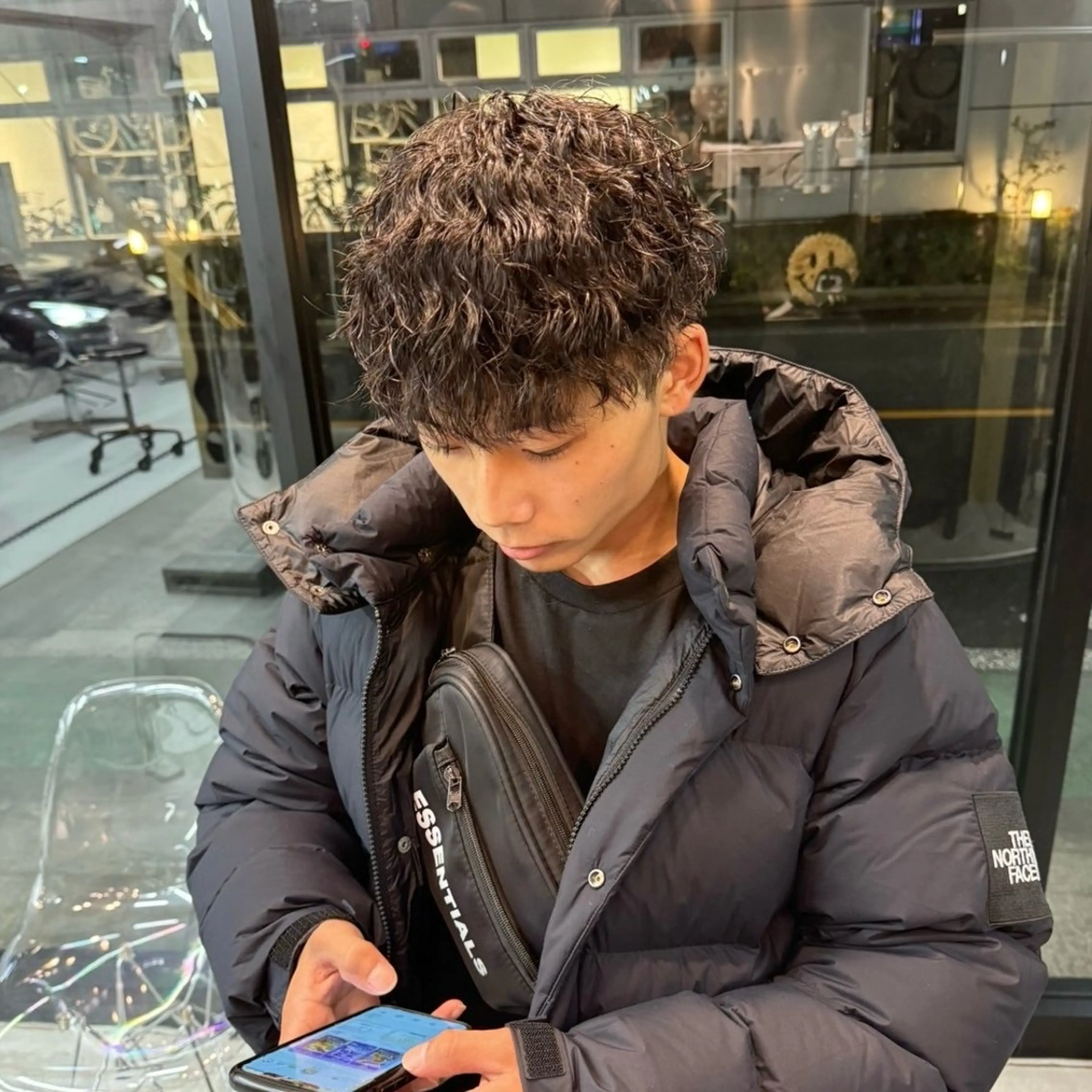 日曜日限定🌙しっかりパーマで決めたい方🌙カット+ツイストスパイラル+マイクロバブル(メンズ限定)の写真