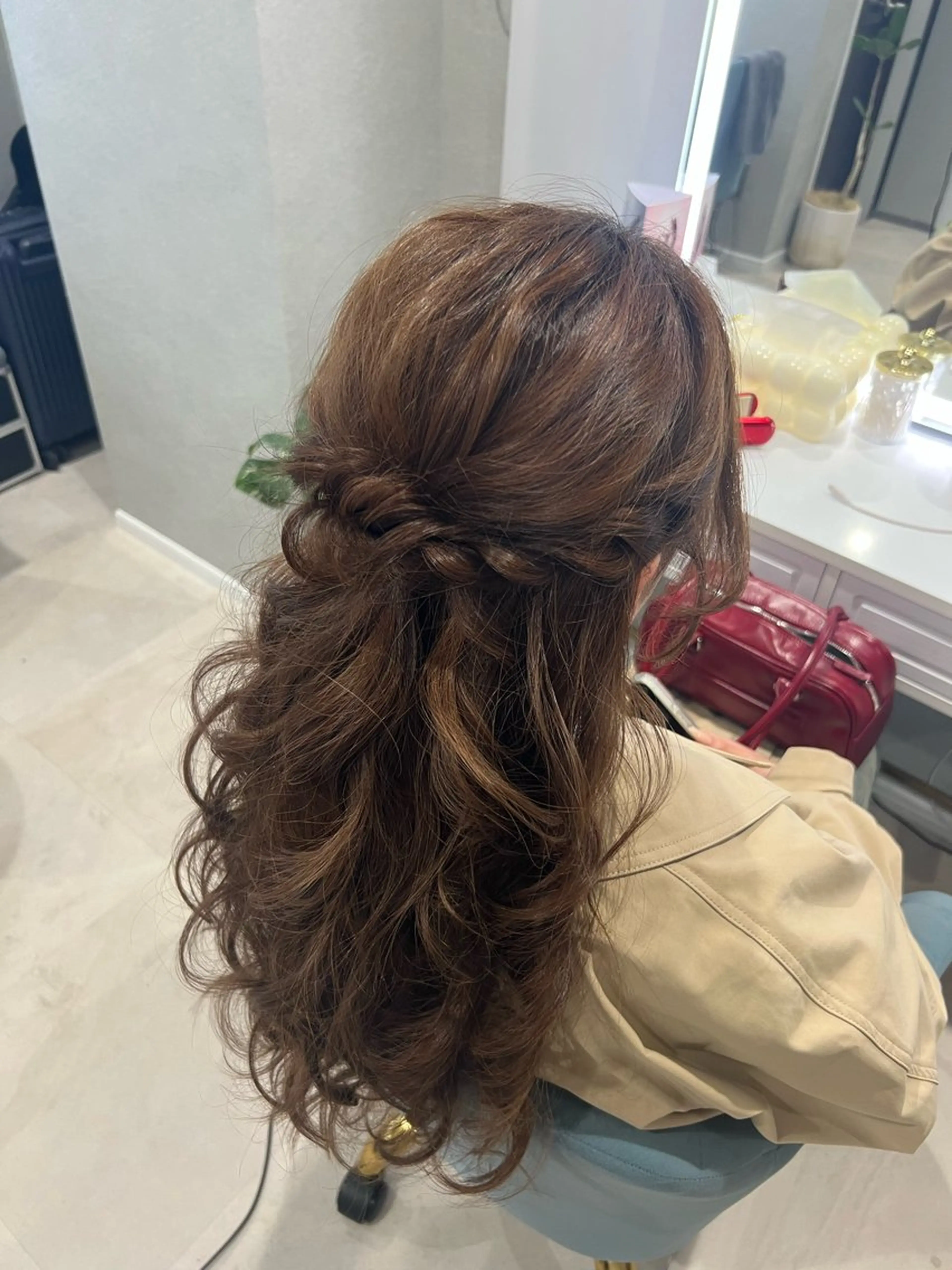 ロング こ このヘアスタイル