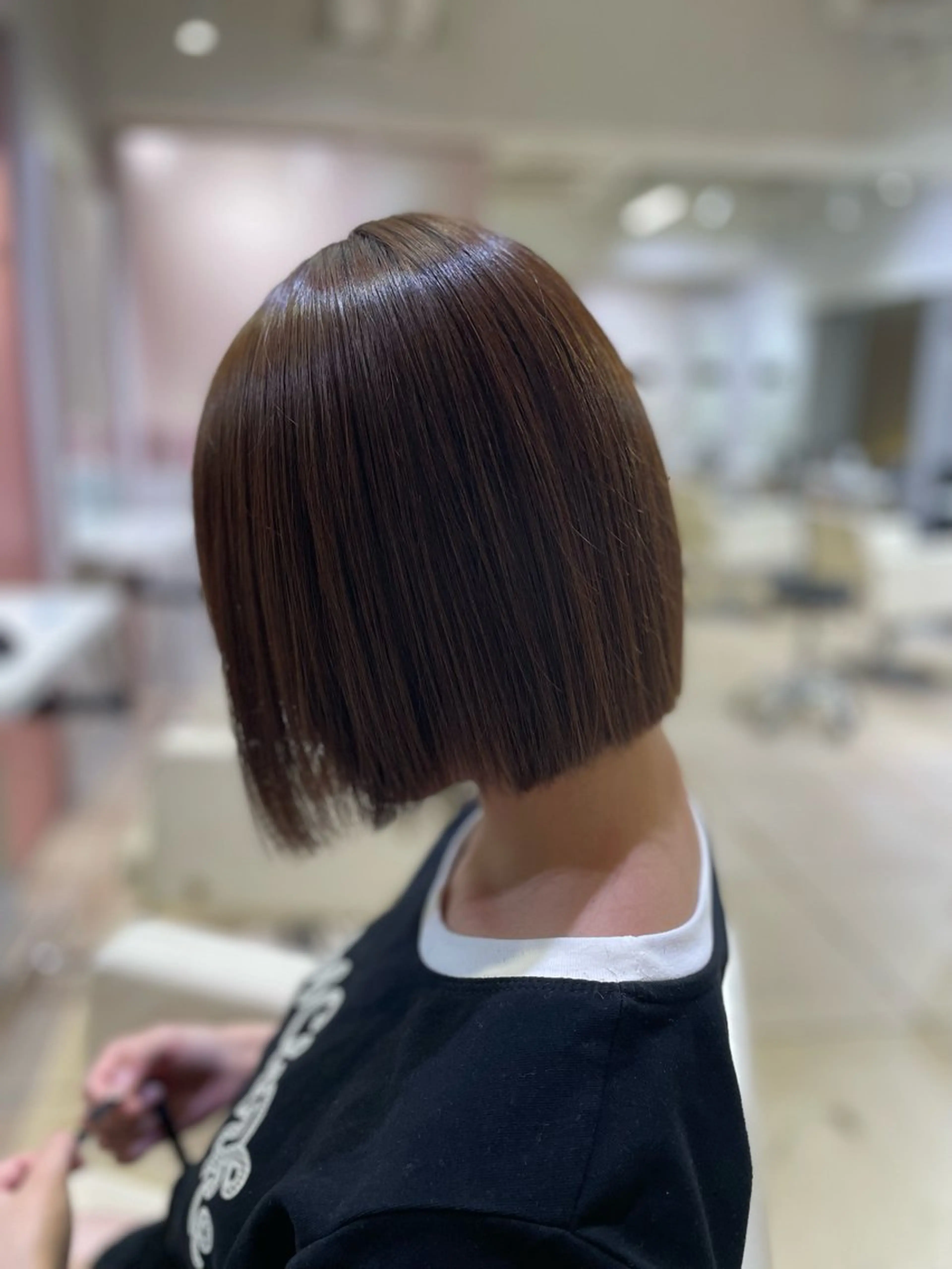 ショート カット ヘアセット 大人ガーリーベージュ カラー/新宿/ふたばのヘアスタイル