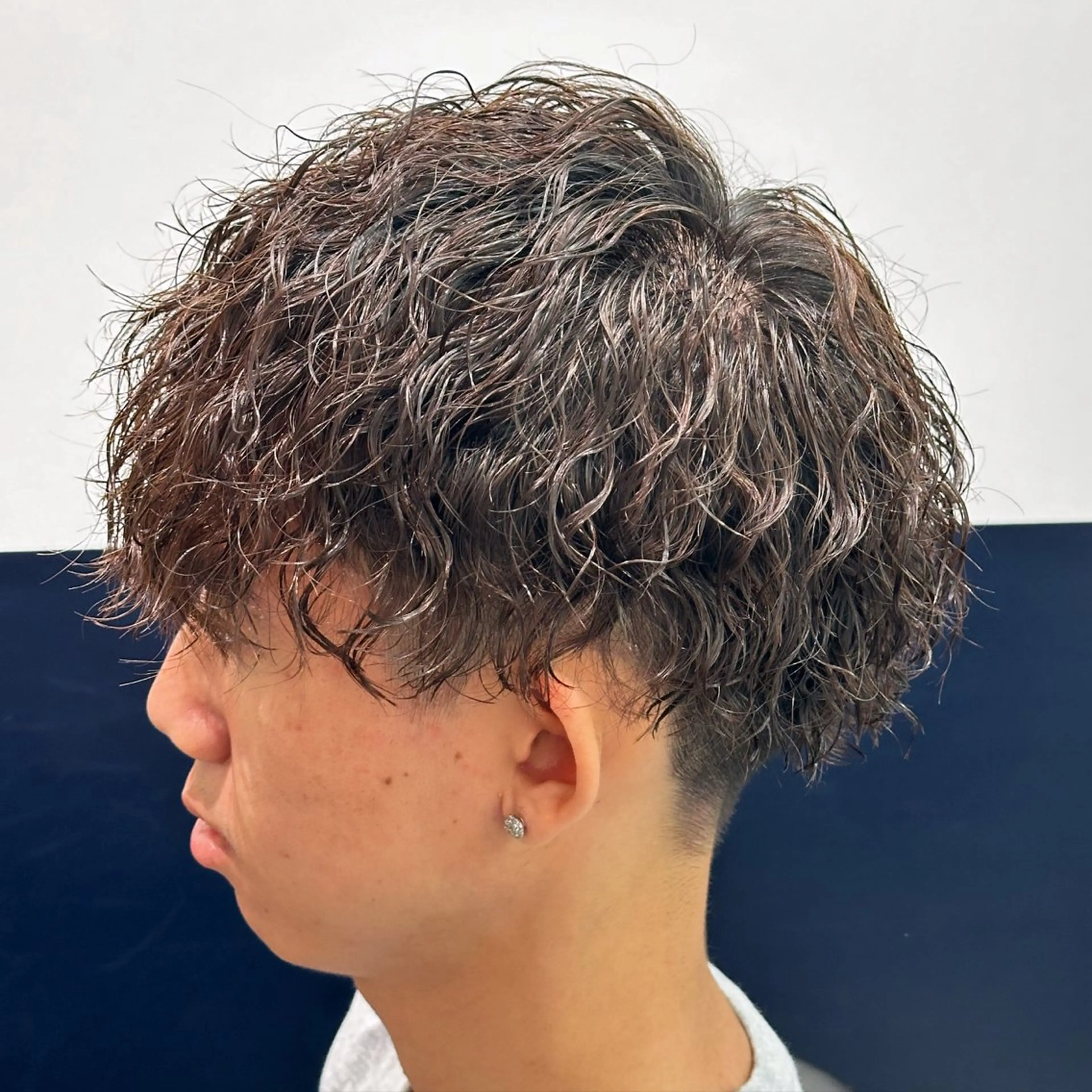 ショート パーマ 千葉弘平 🔥波巻き特化🔥のヘアスタイル