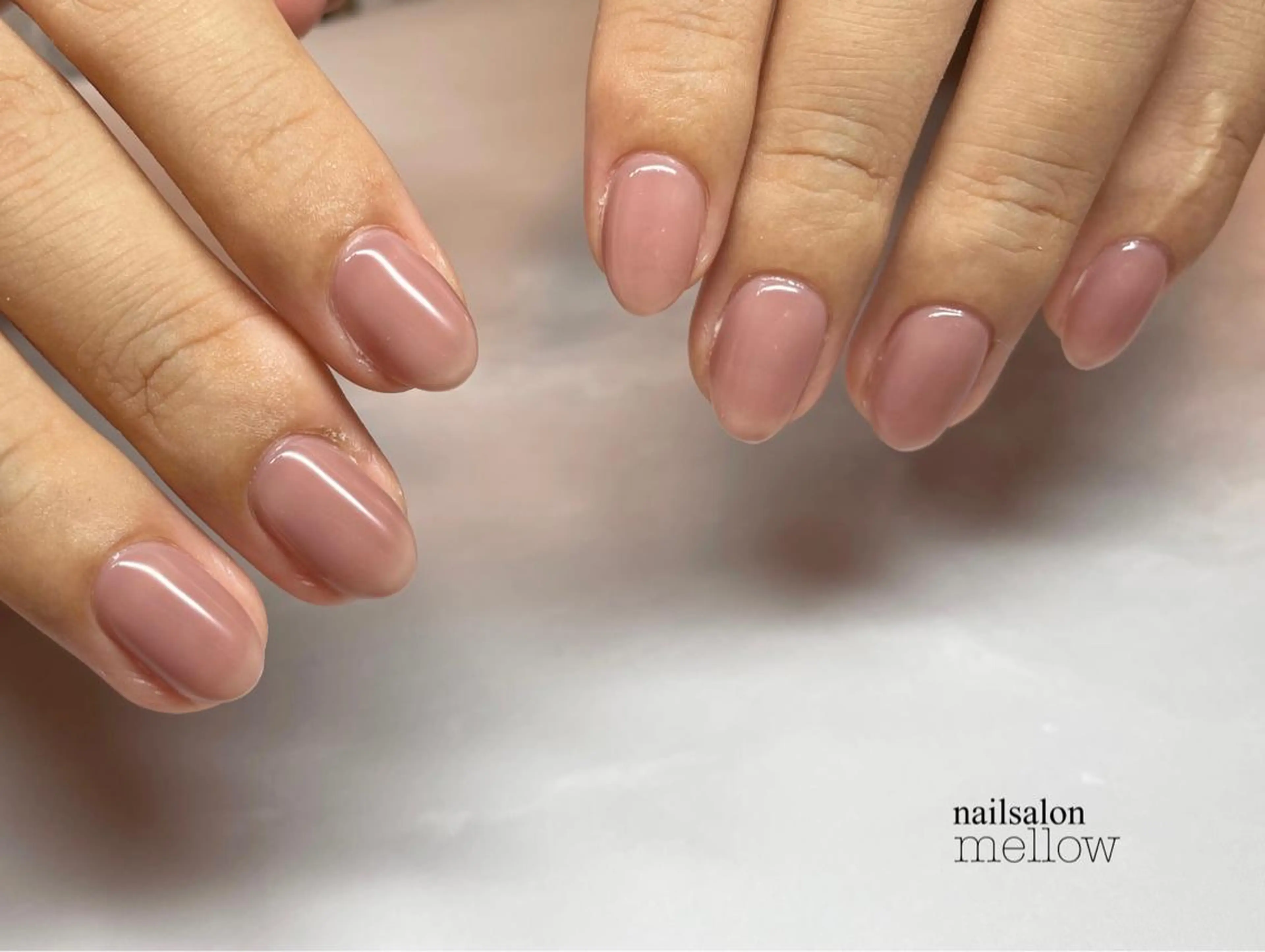 ネイル ブラウン 大山 浩美のネイルデザイン