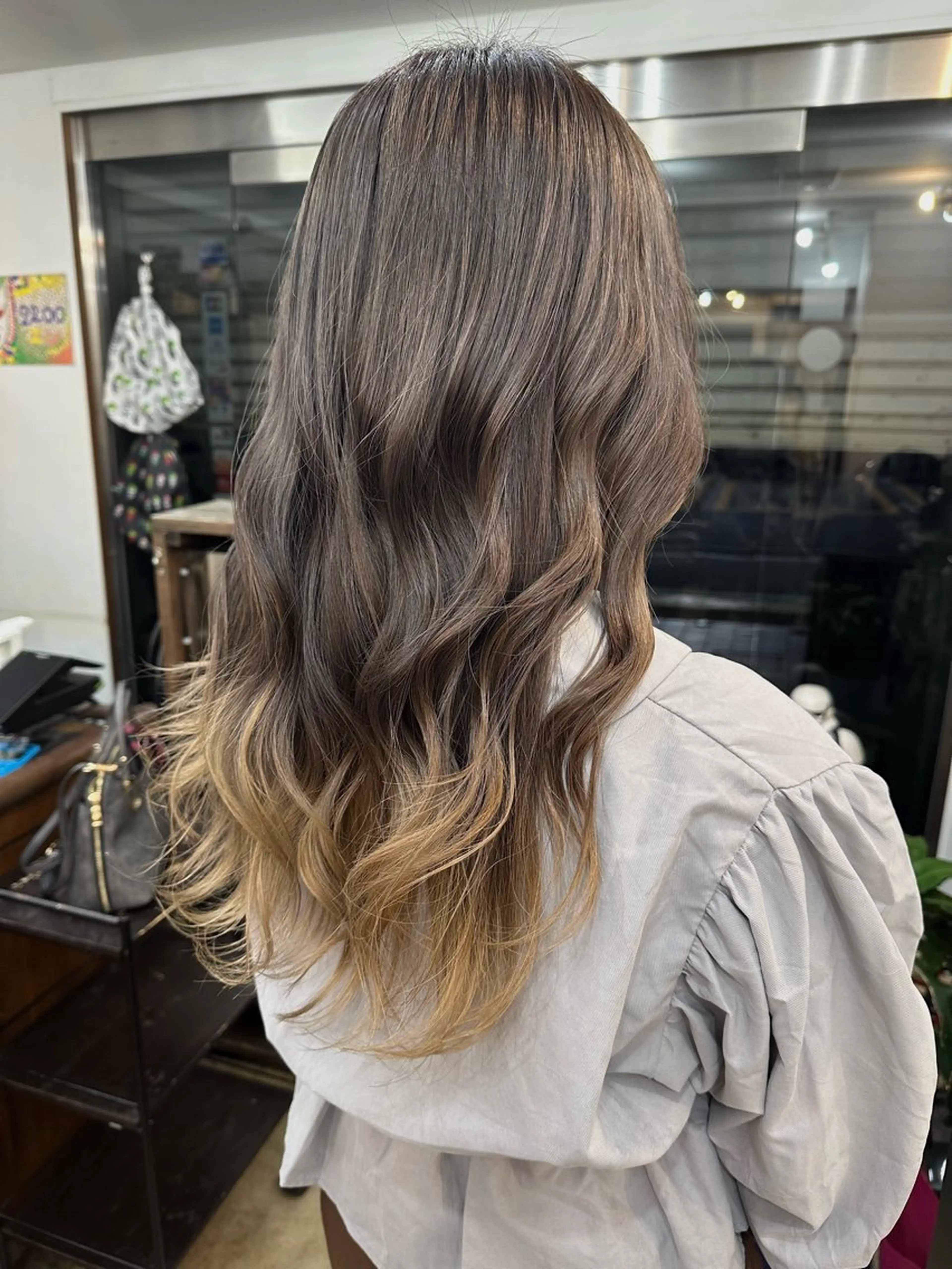 ロング カラー ブラウンカラー インナーカラー ラベンダーカラー メンズ/似合わせ✂️ 田中 梨瑚のヘアスタイル