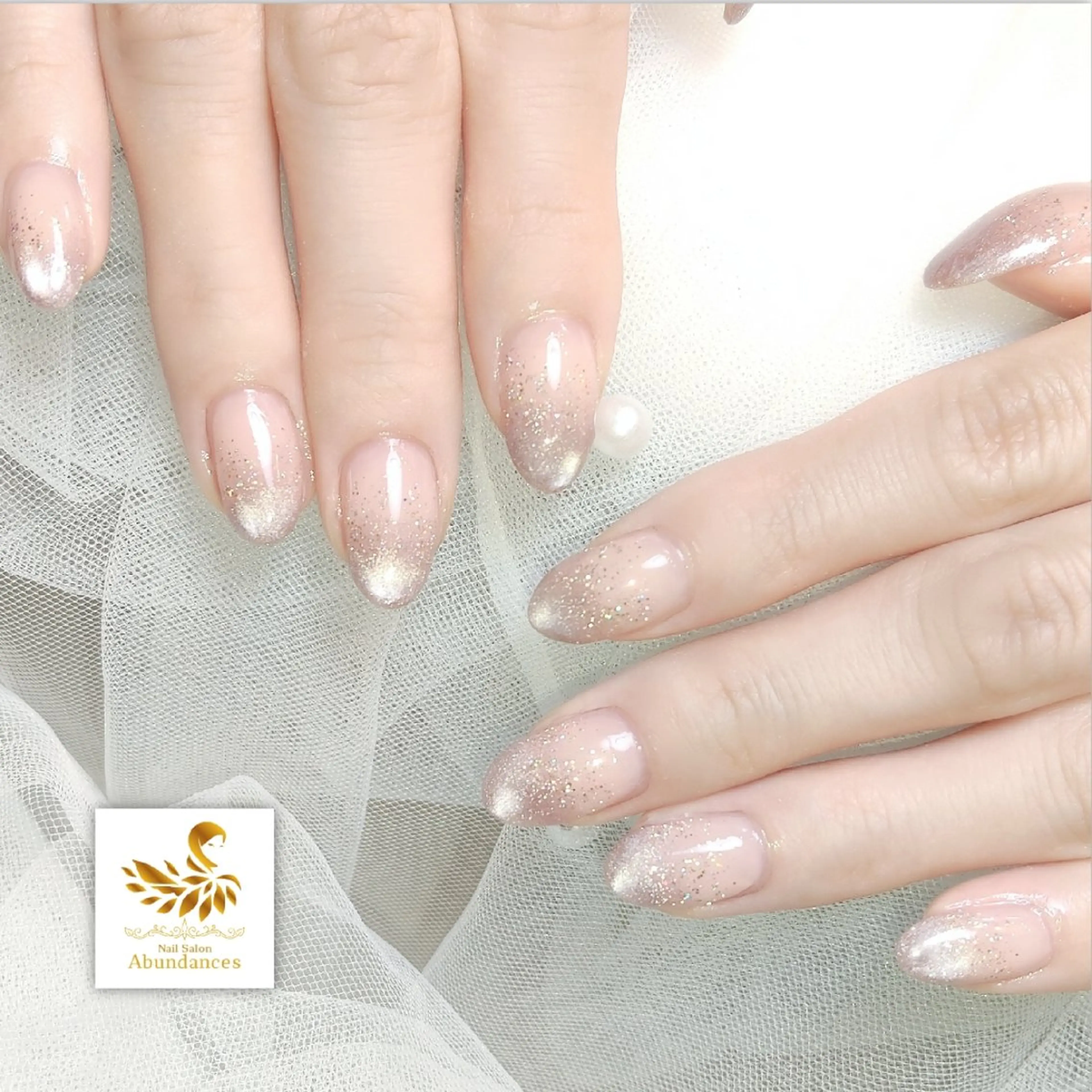 ネイル フラッシュネイル マグネットネイル 春ネイル ハンドネイル 完全予約制個室サロン Abundancesのネイルデザイン