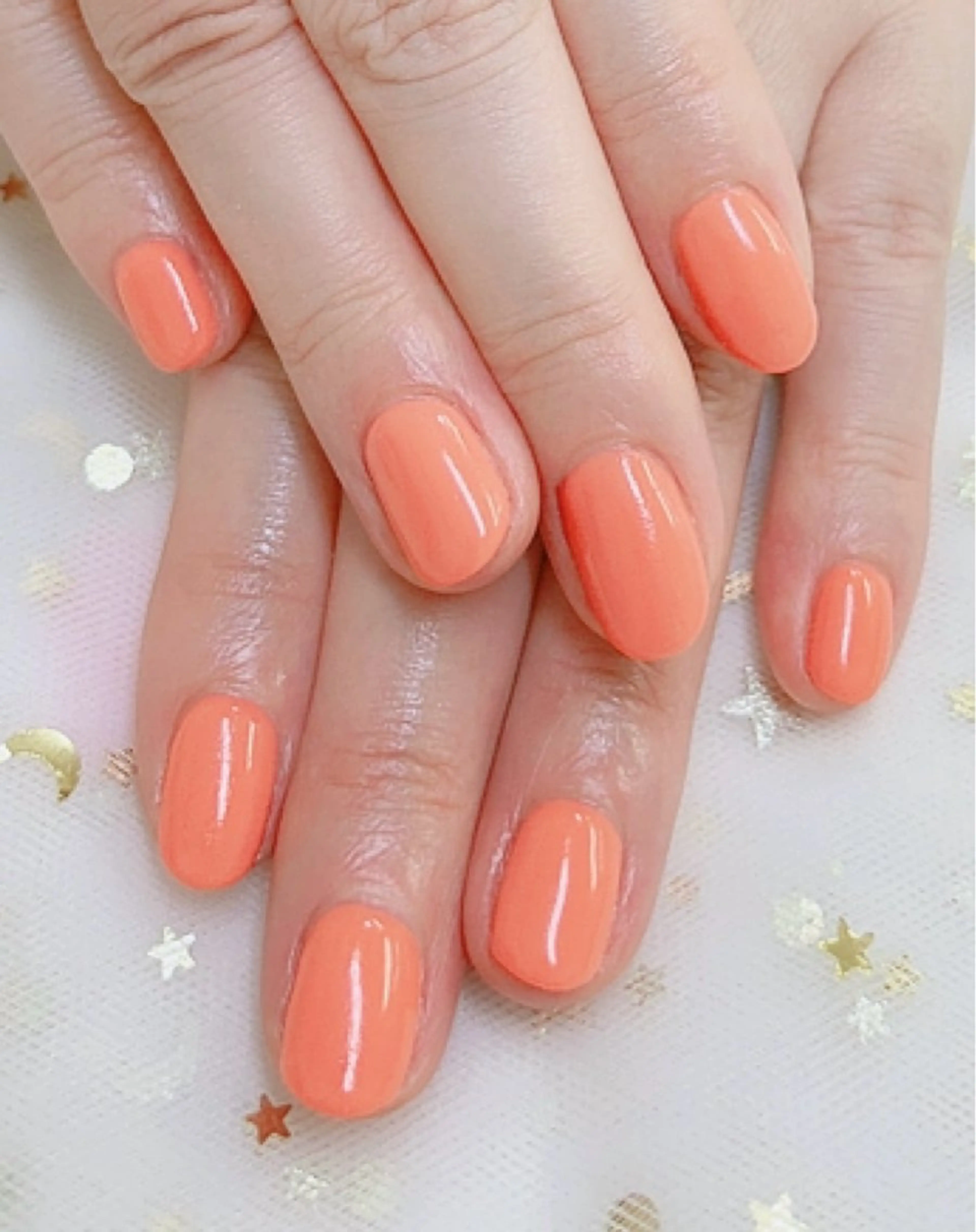 ネイル ワンカラーネイル ハンドネイル 上福岡 らんらんのネイルデザイン