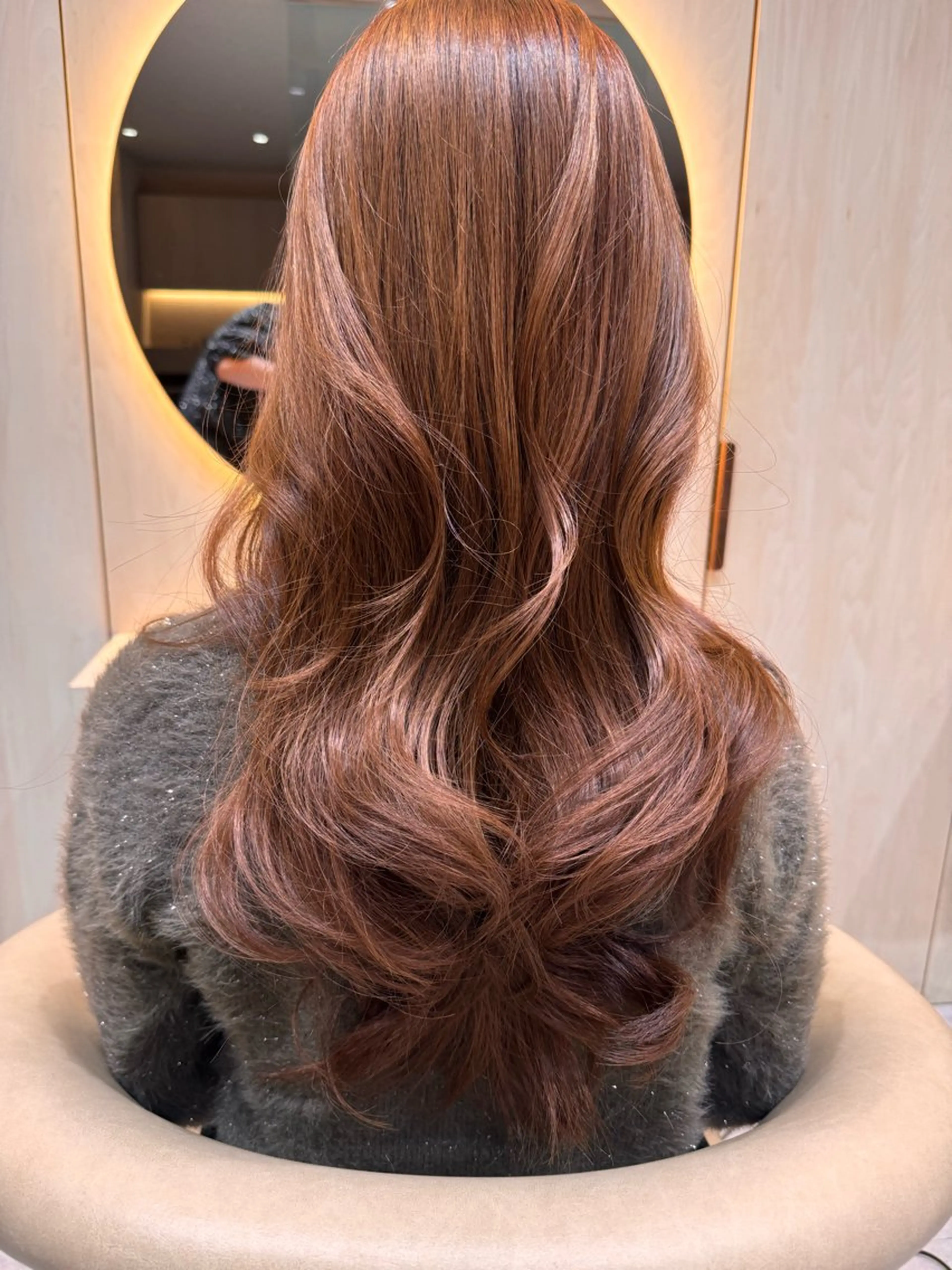 カラー ヘアカラー トリートメント ❤️ブリーチなし💚 ダブルカラー平野実花のヘアスタイル