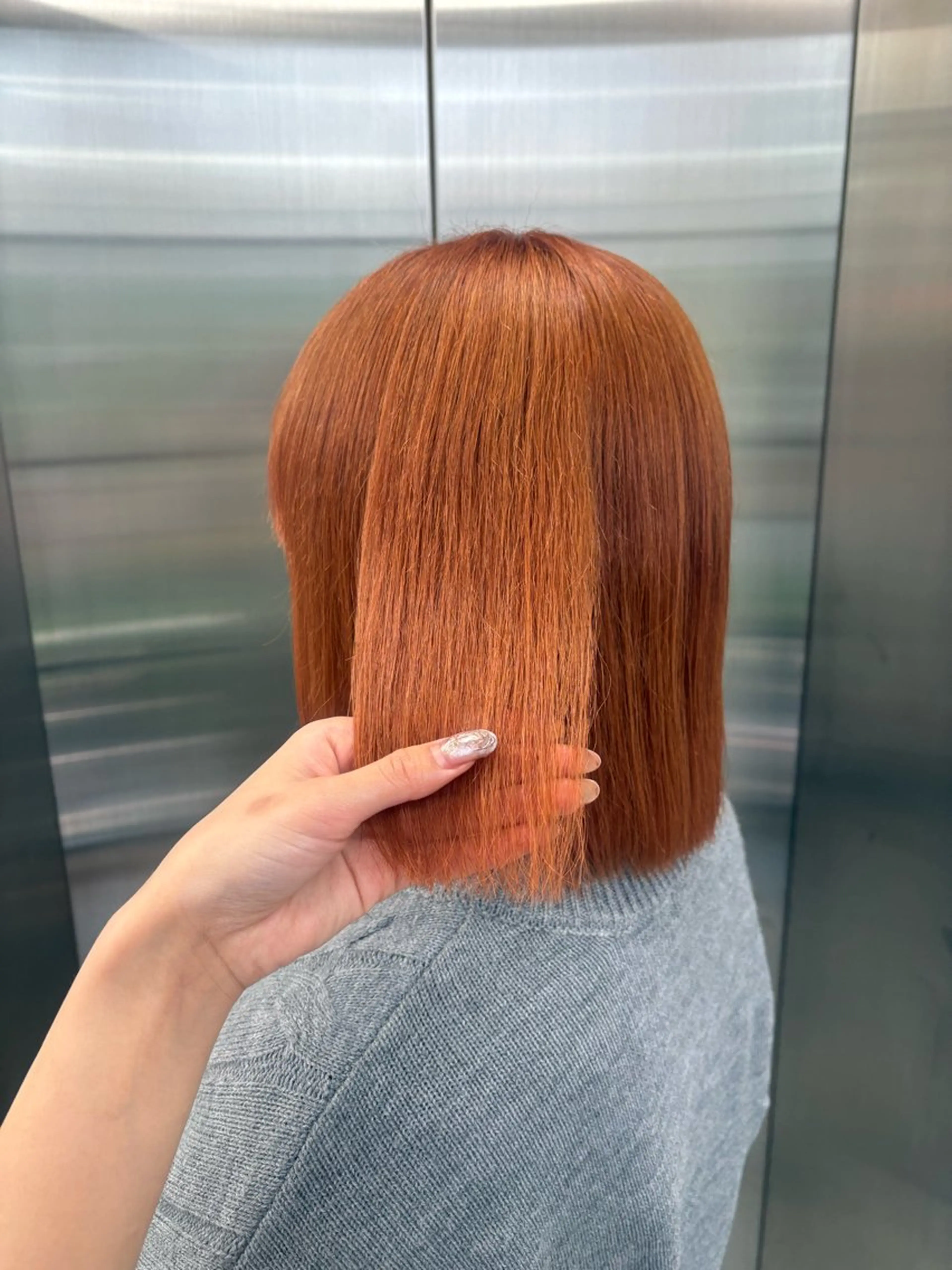 ショート カラー オレンジ ヘアカラー 🌟ゆりあ🌟 JILLSTUDIOのヘアスタイル