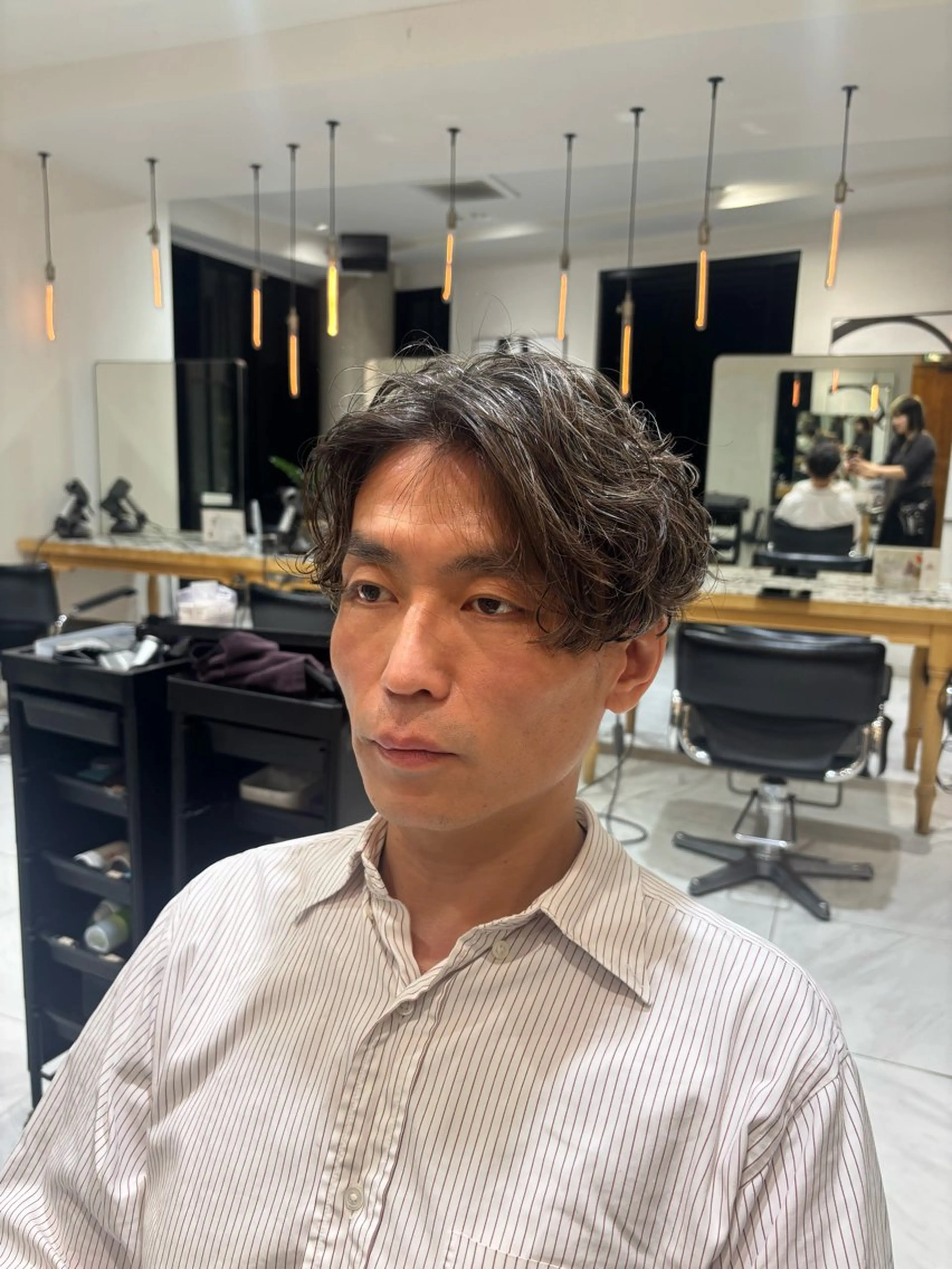 パーマ メンズ カット パーマ 莉瑠 / モデル価格募集🐃のヘアスタイル