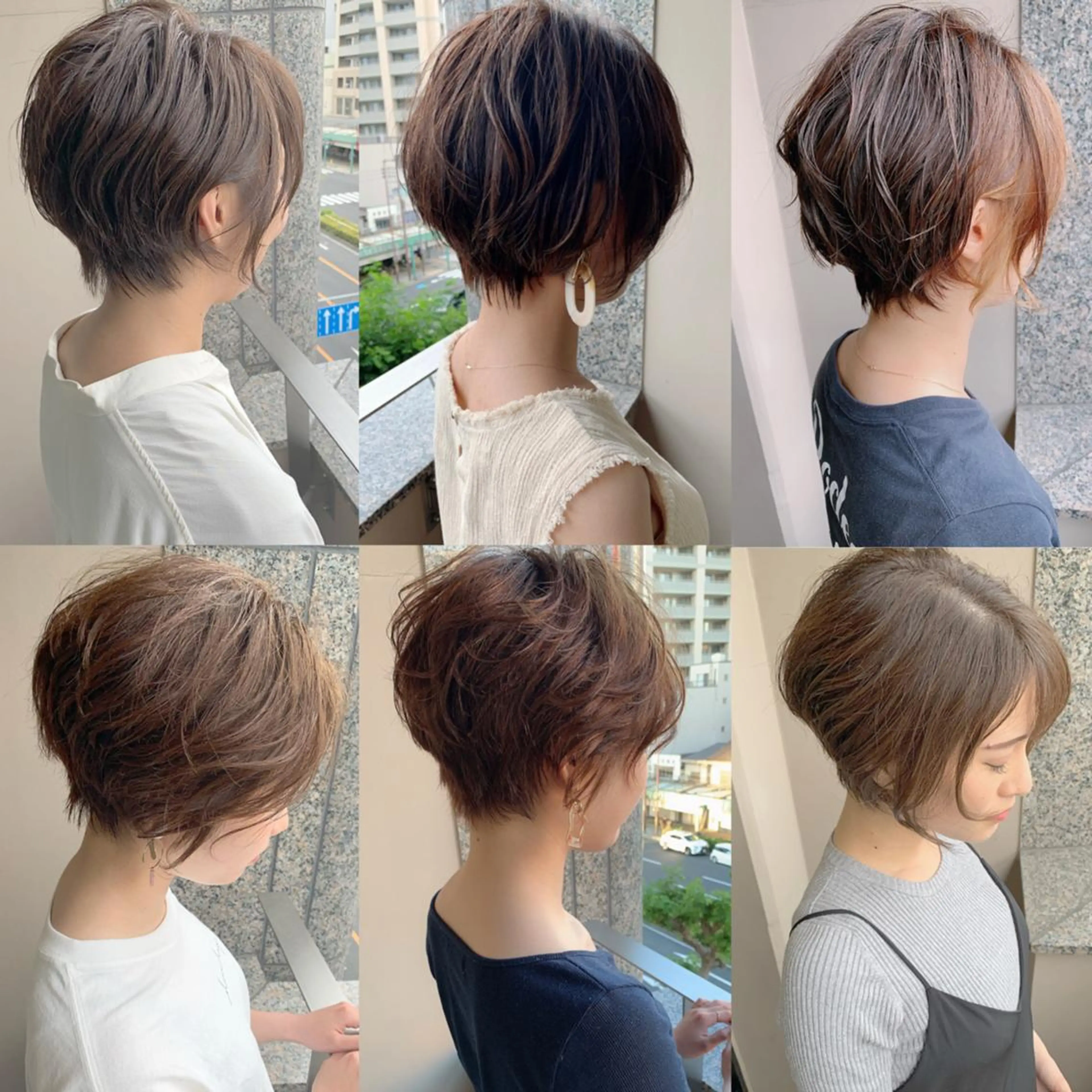 ショート カラー パーマ ヘアアレンジ デザインカラー ハイライトカラー ハイトーンカラー インナーカラー ボブ N゜jillva ナンバージルバのヘアスタイル