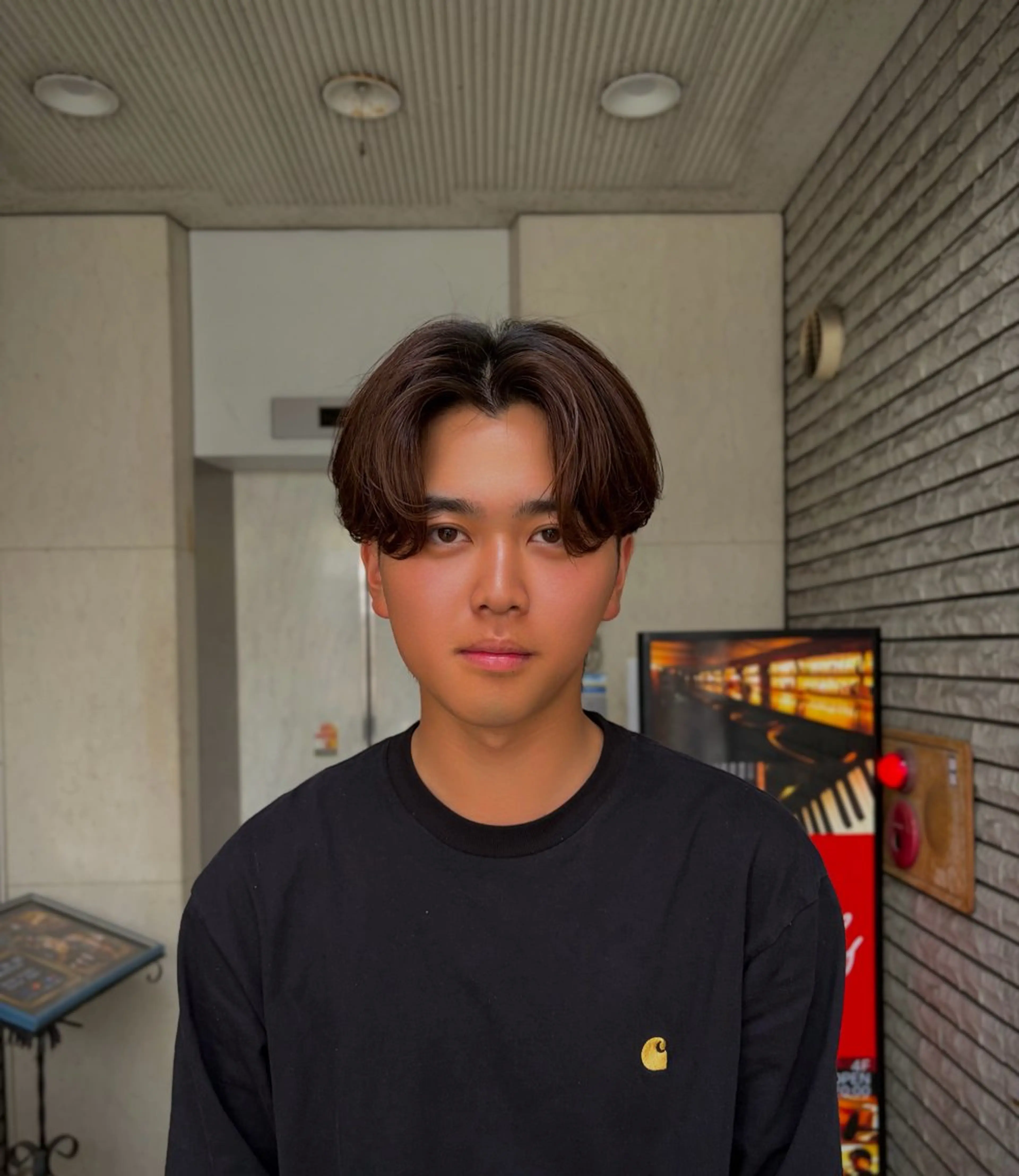 メンズ センターパート カット daichi (UMM)のヘアスタイル