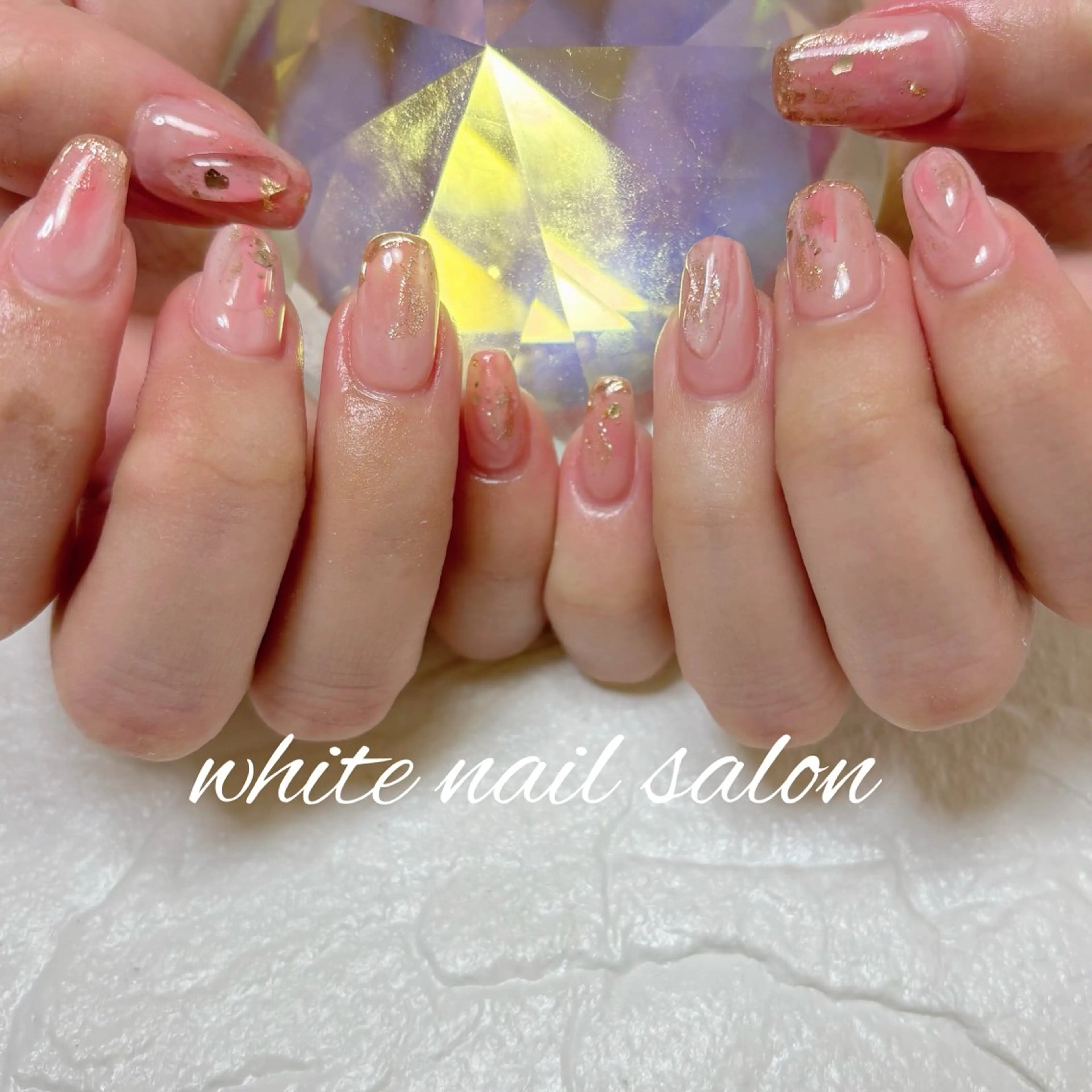 ネイル フットネイル 持ち込み ハンドネイル white nail salonのネイルデザイン