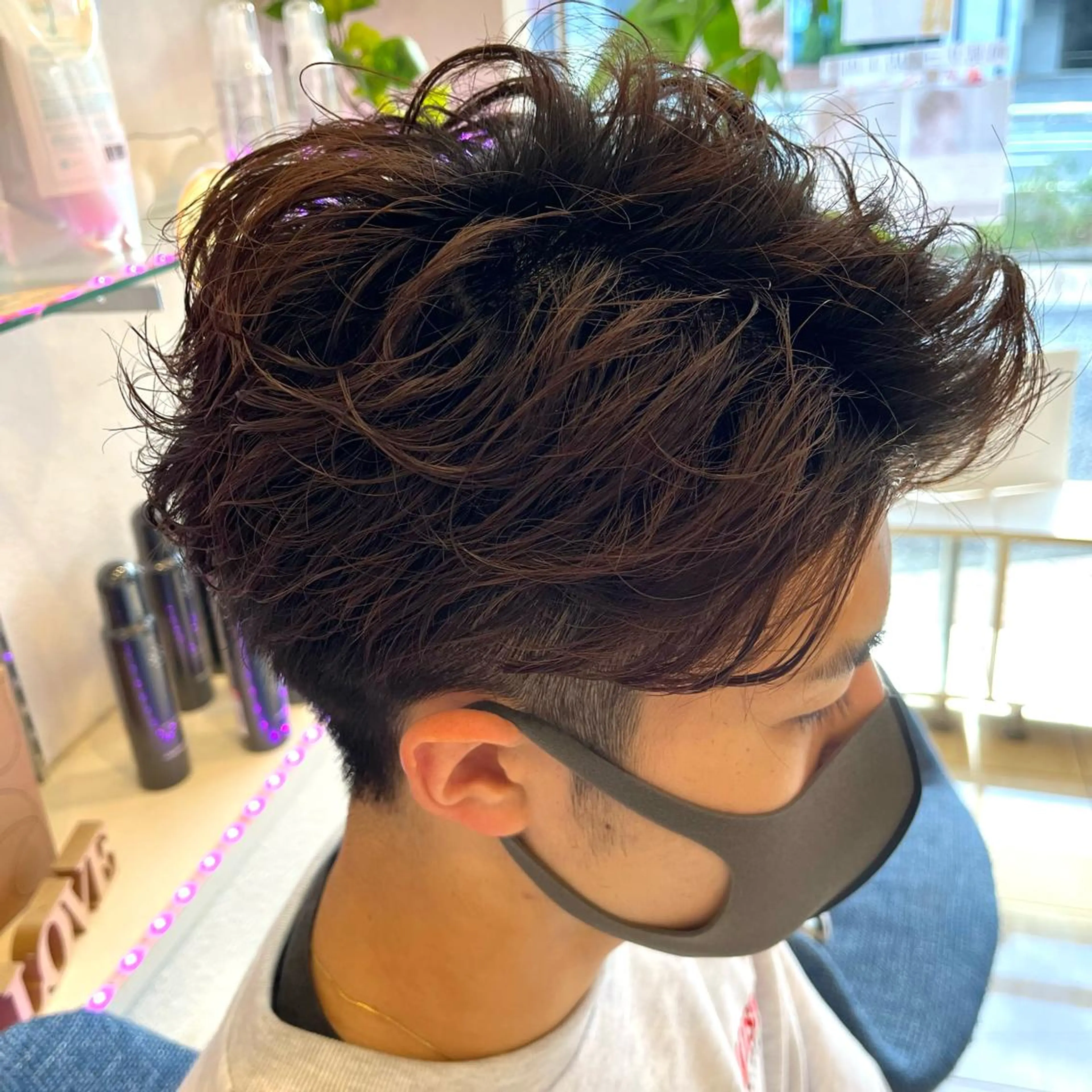 カラー パーマ メンズ 斉藤 凜のヘアスタイル