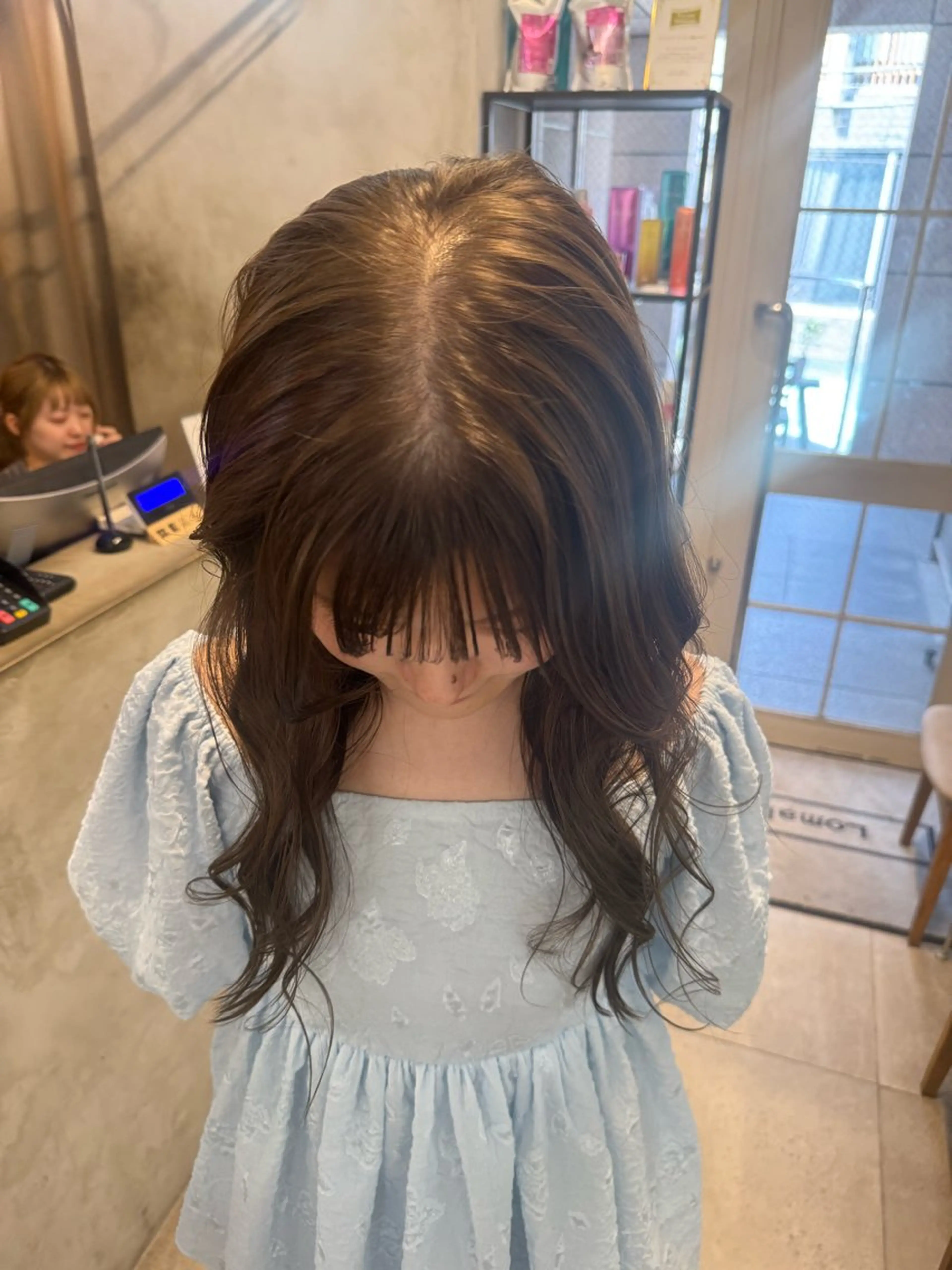 ロング カラー カット ヘアカラー トリートメント Lomalia 🤍🫧/makoのマツエク・マツパデザイン