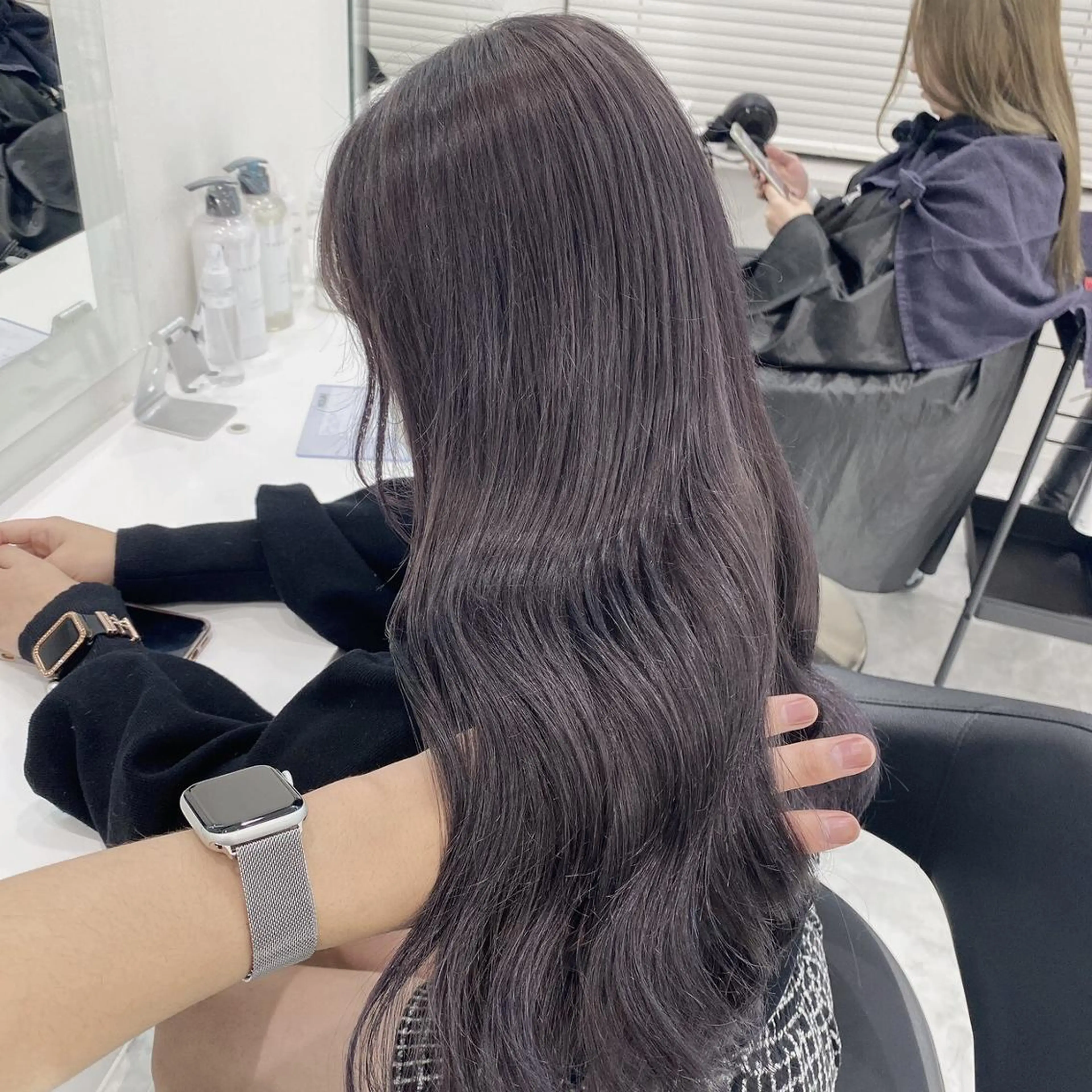 カラー ロング ヘアカラー トリートメント ヘッドスパ ヘアセット official TUNE銀座🪞🪽のヘアスタイル