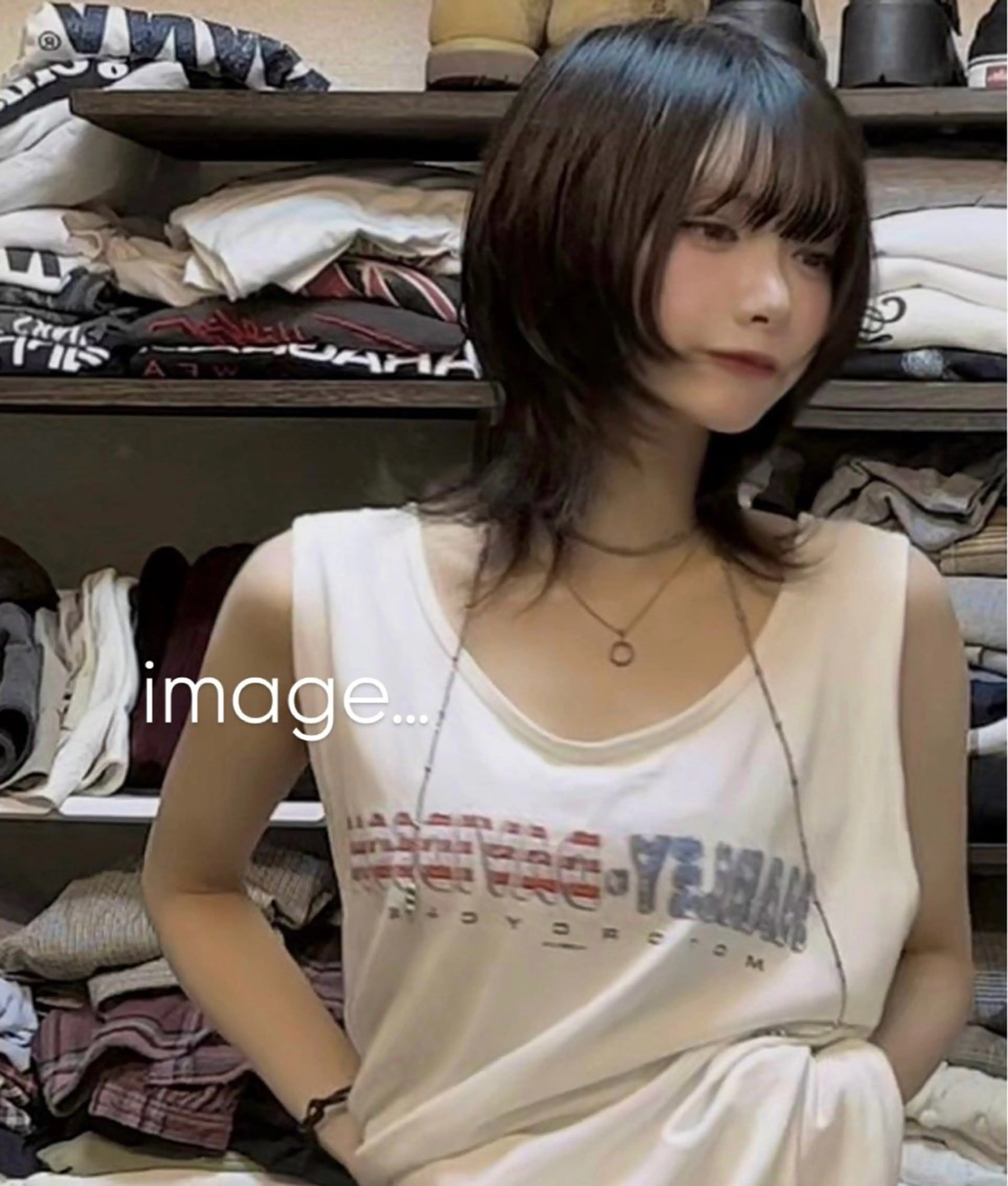 ミディアム ウルフカット designcolo r/似合わせNOKAのヘアスタイル