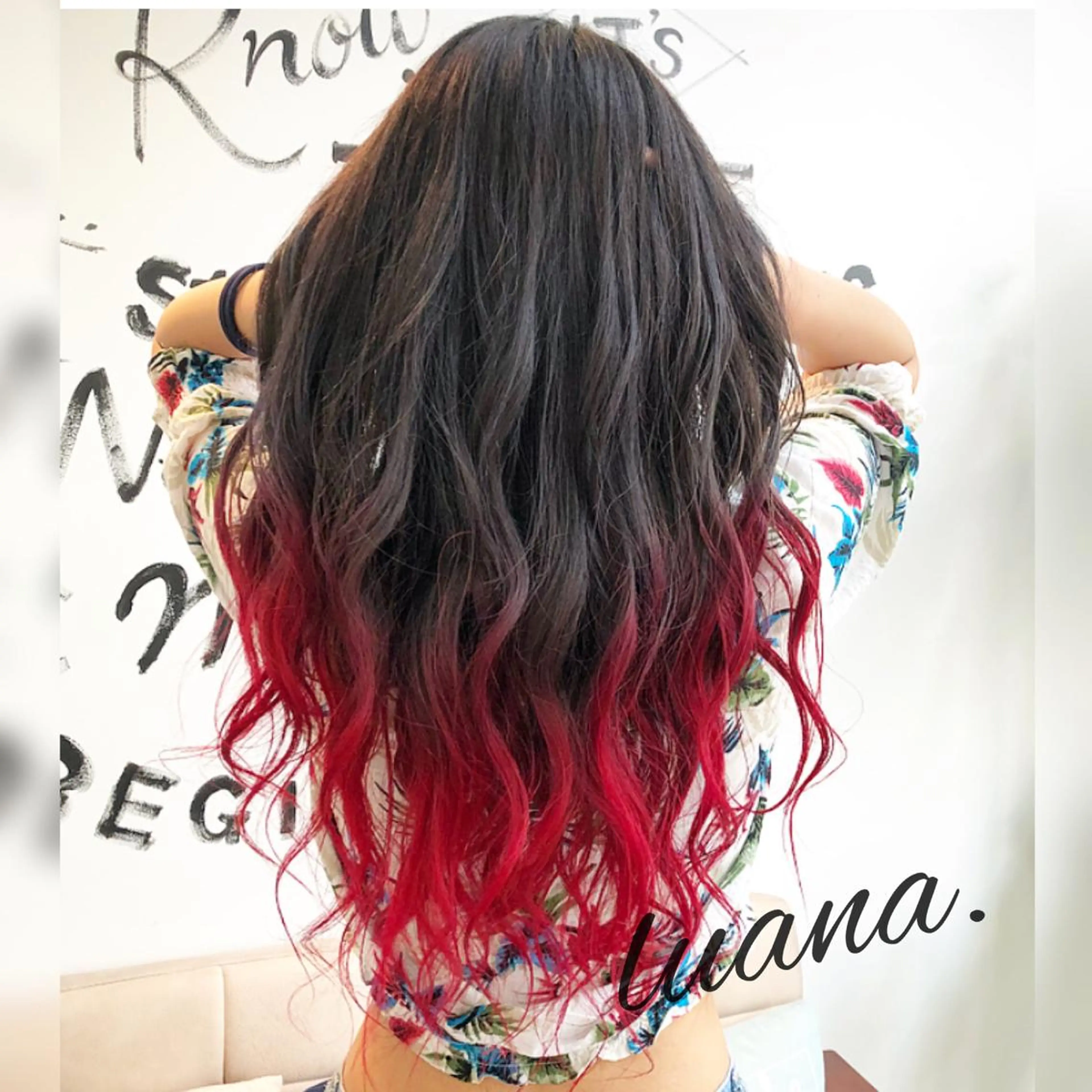 ロング ヘアカラー トリートメント エクステ・髪質改善・ ブリーチ・吉田大介のヘアスタイル