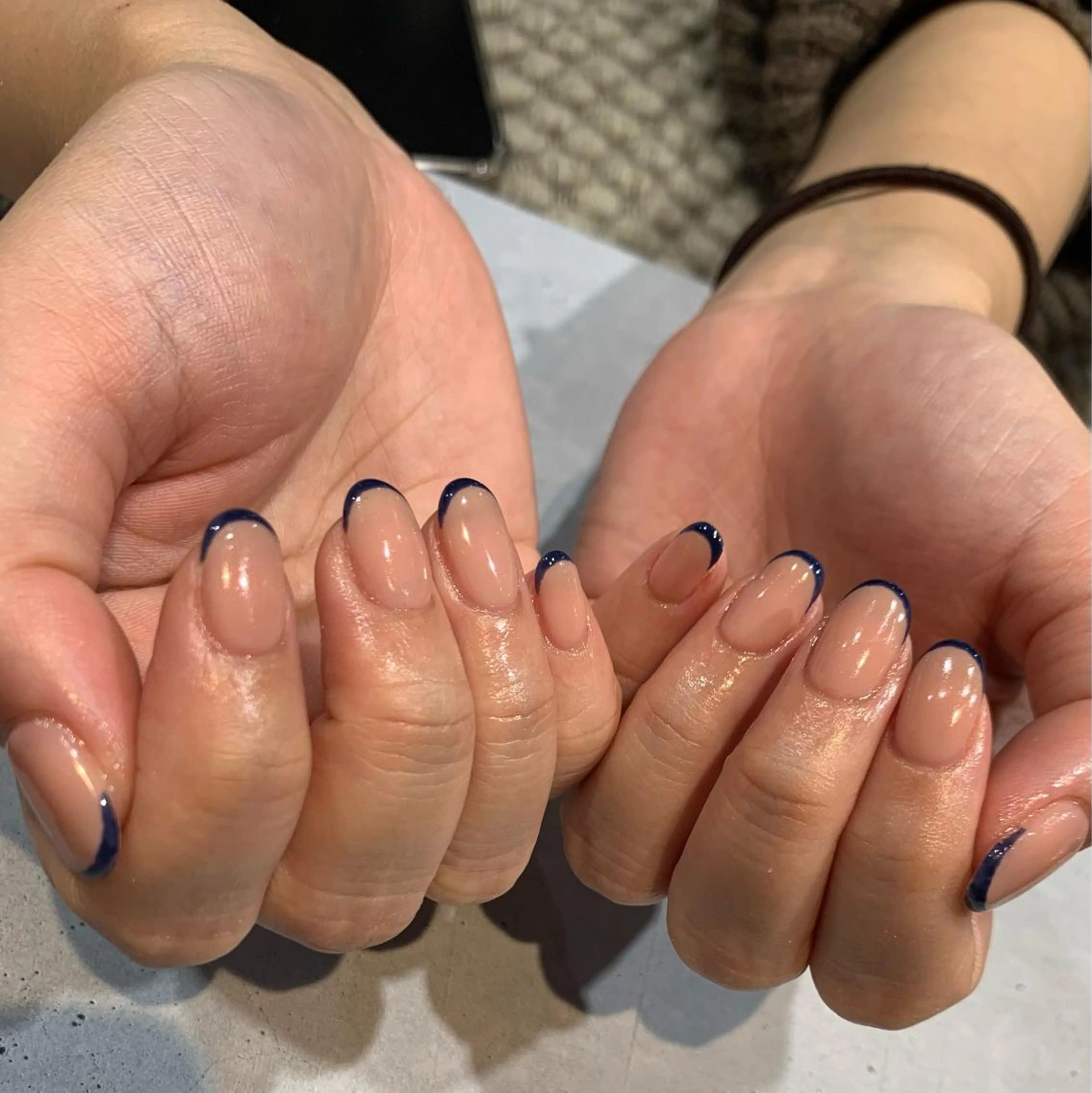 ネイル フレンチネイル ハンドネイル nailist Chisakiのネイルデザイン