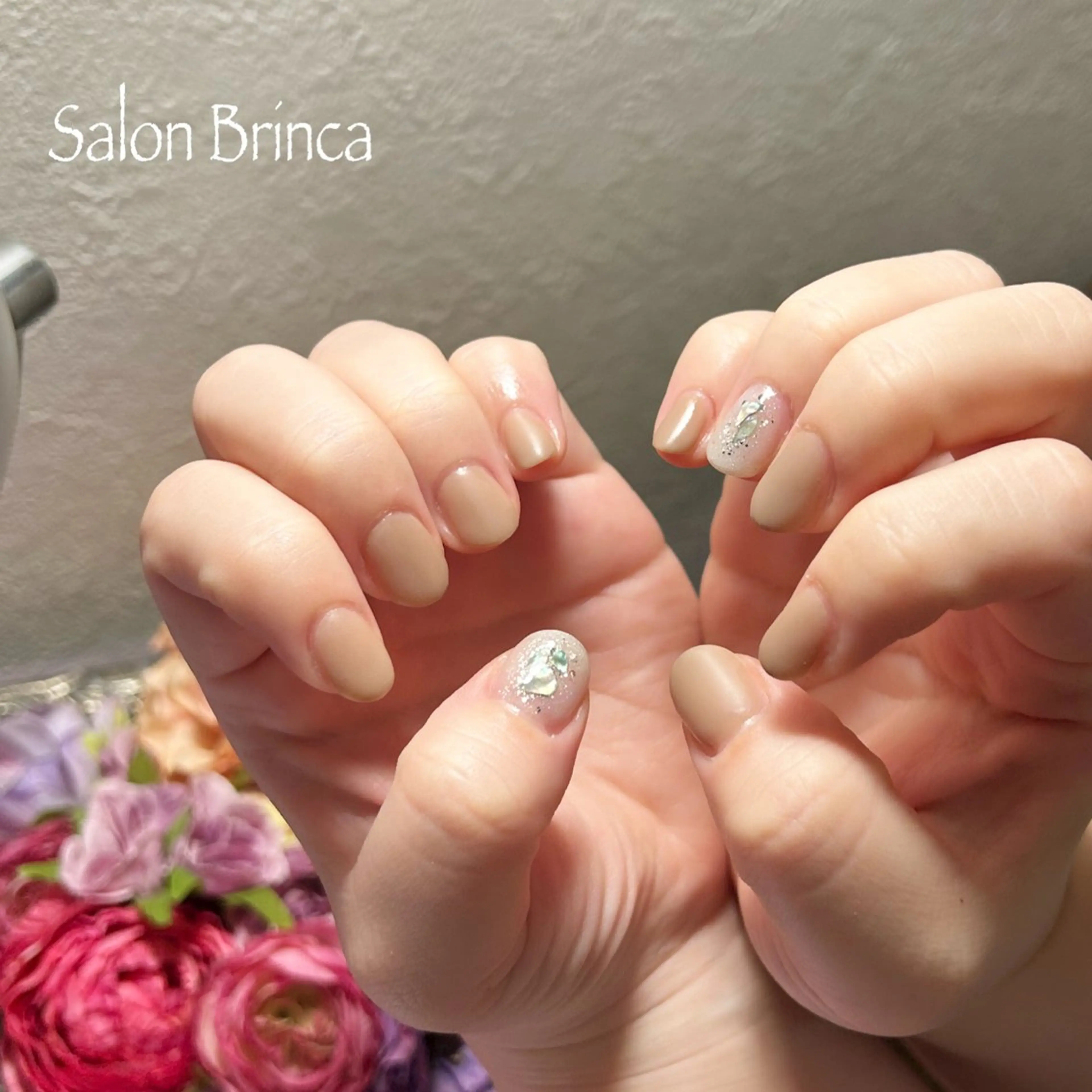 ネイル アートネイル キラキラネイル マットネイル Salon Brinca 中村のネイルデザイン