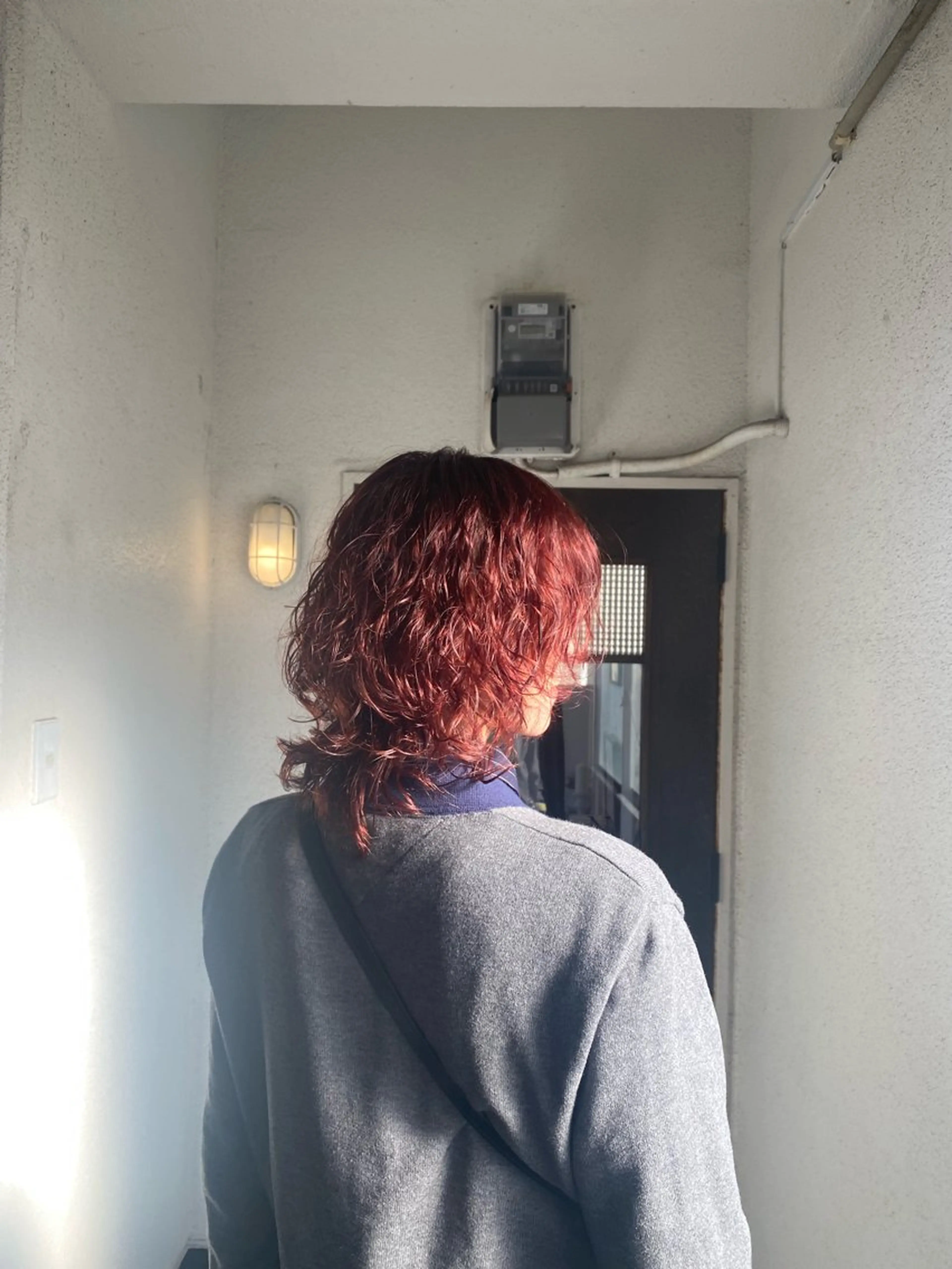 ショート カラー レッドカラー BATON.あずみ /カラー/縮毛矯正のヘアスタイル