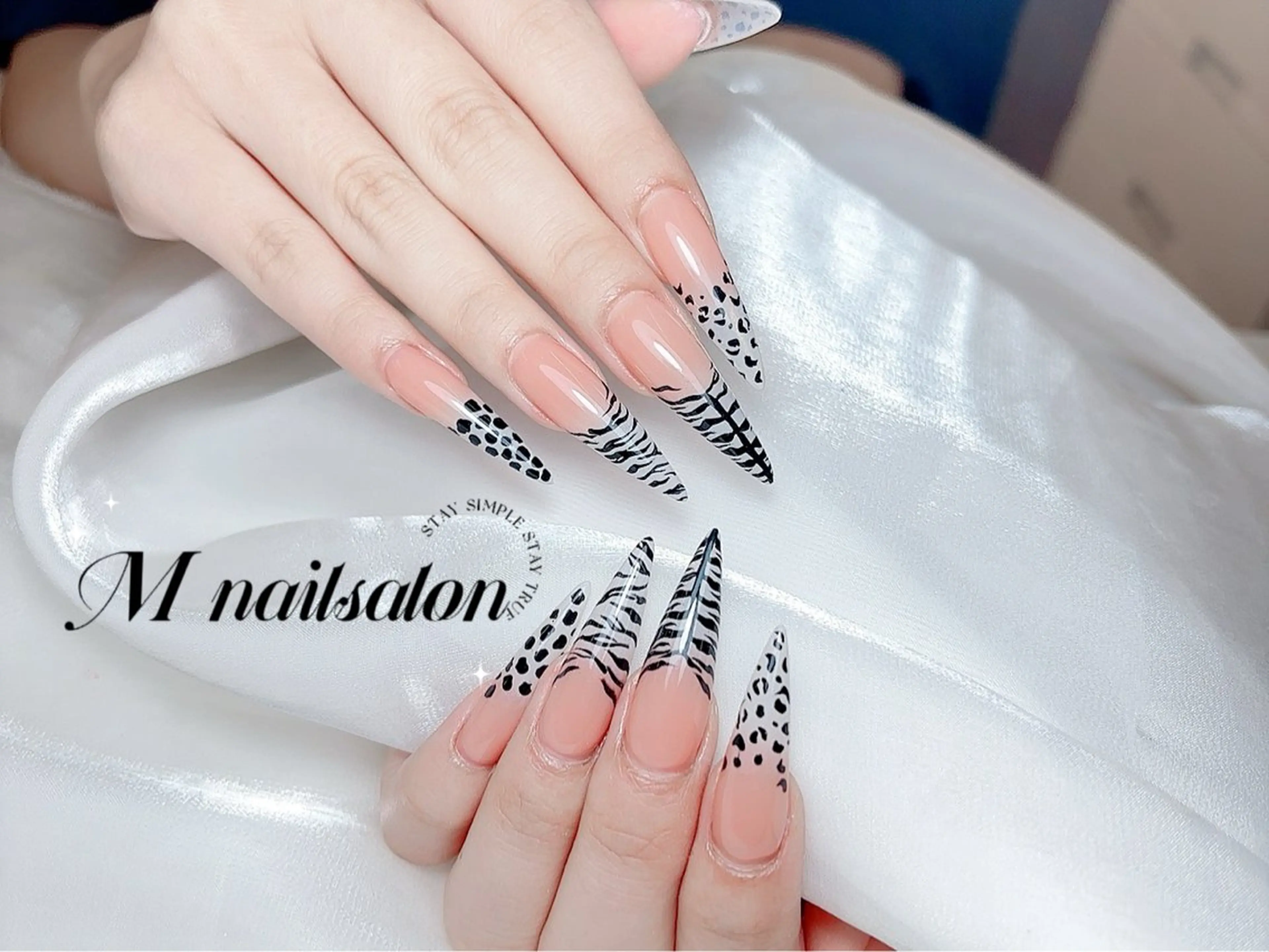 ネイル ハンドネイル M🌷nail 長さだし専門店のネイルデザイン