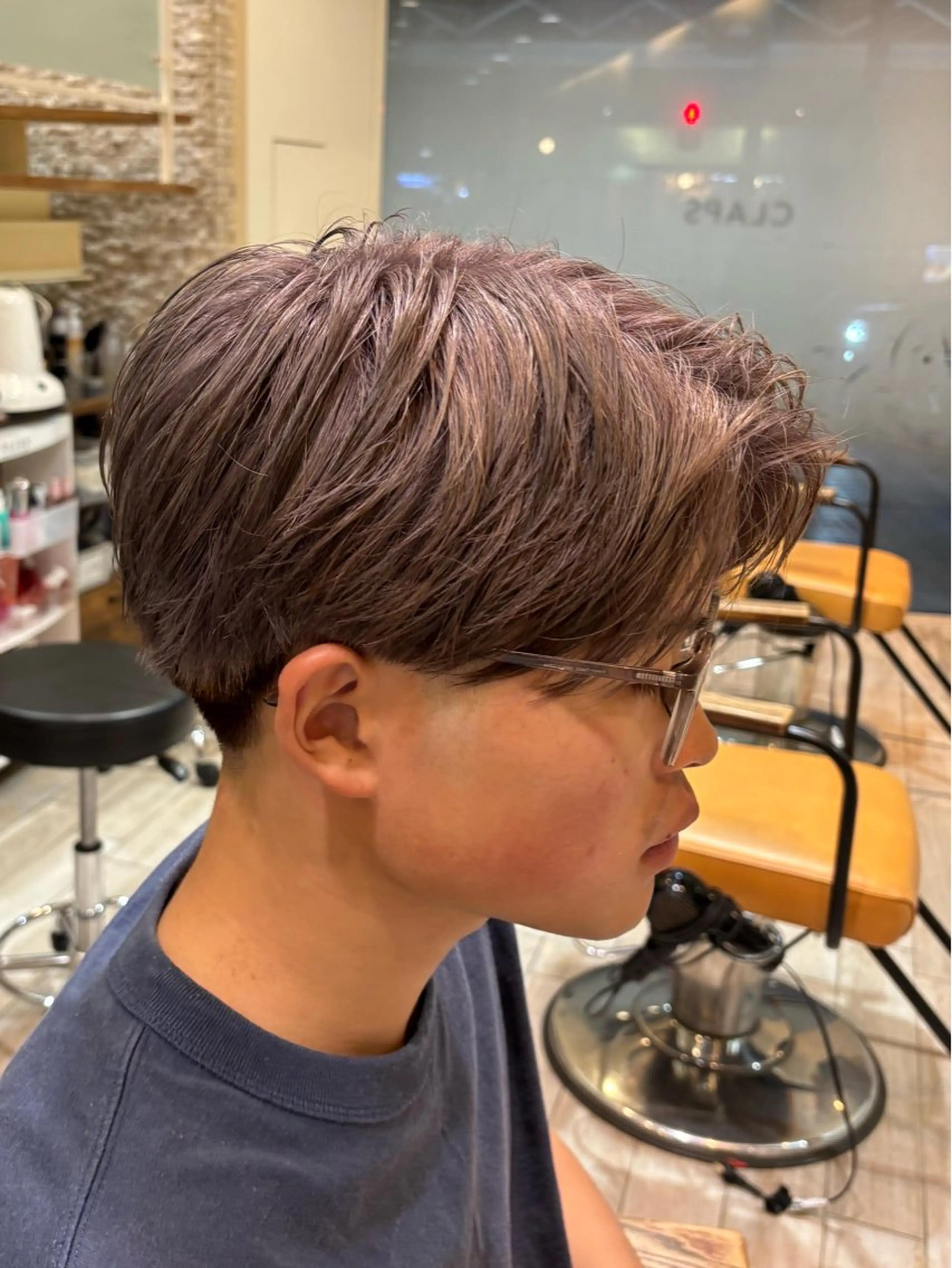 カラー メンズ カット ヘアカラー おもだか　がく /横須賀中央のヘアスタイル