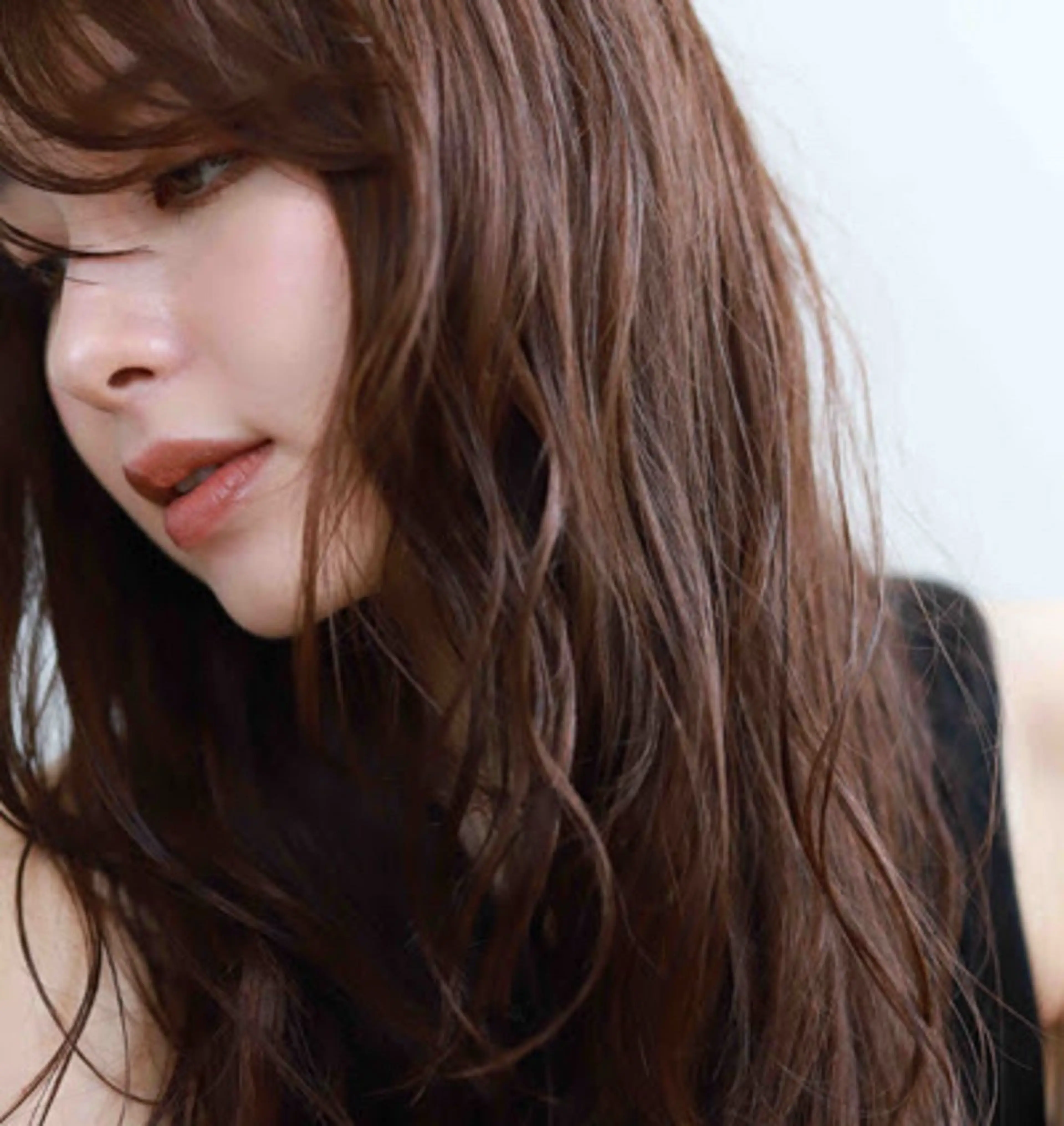 セミロング 韓国レイヤー×髪質 改善  haru🎀のヘアスタイル