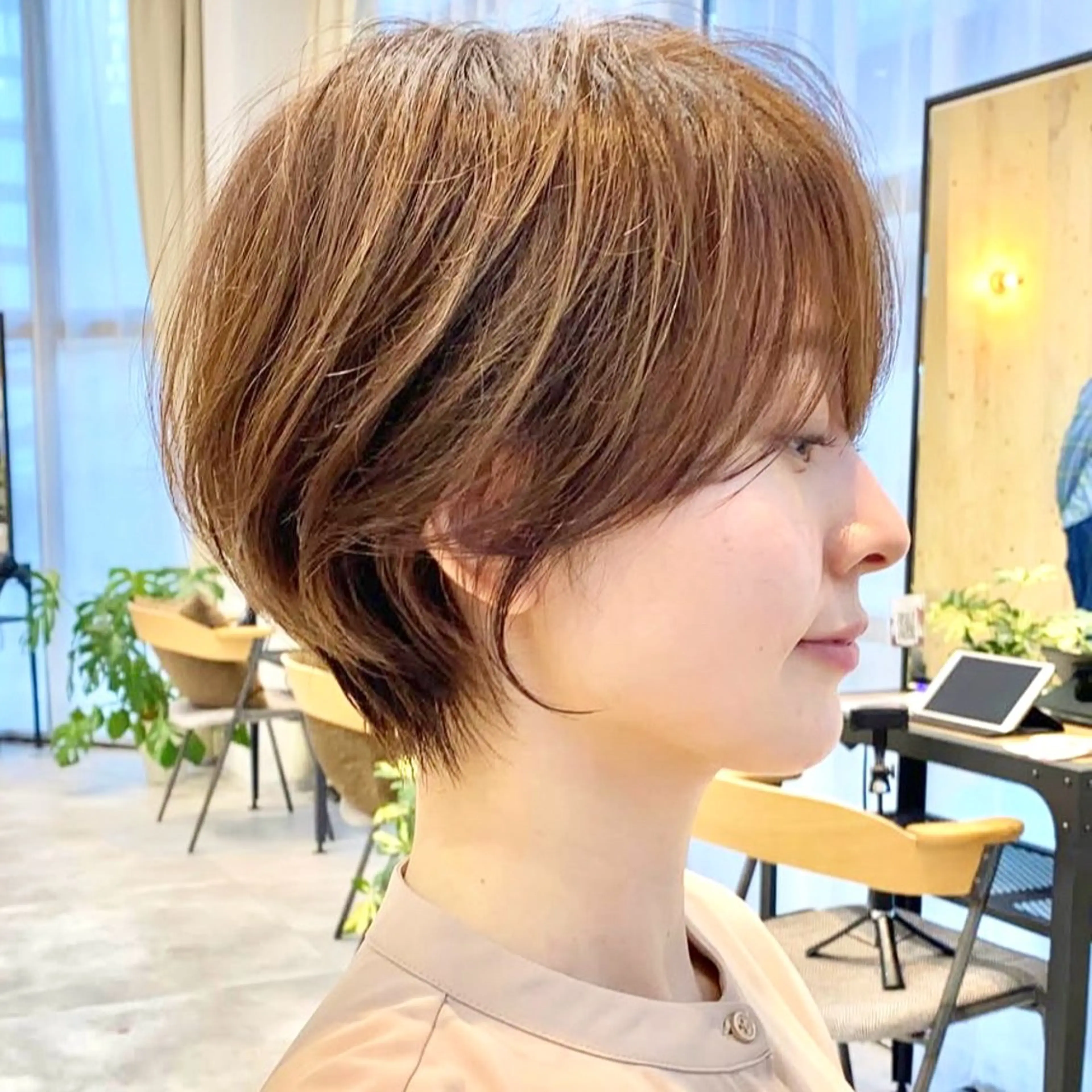 ショート カット トリートメント ヘッドスパ 似合わせショート専門 /心斎橋/ユッティーのヘアスタイル