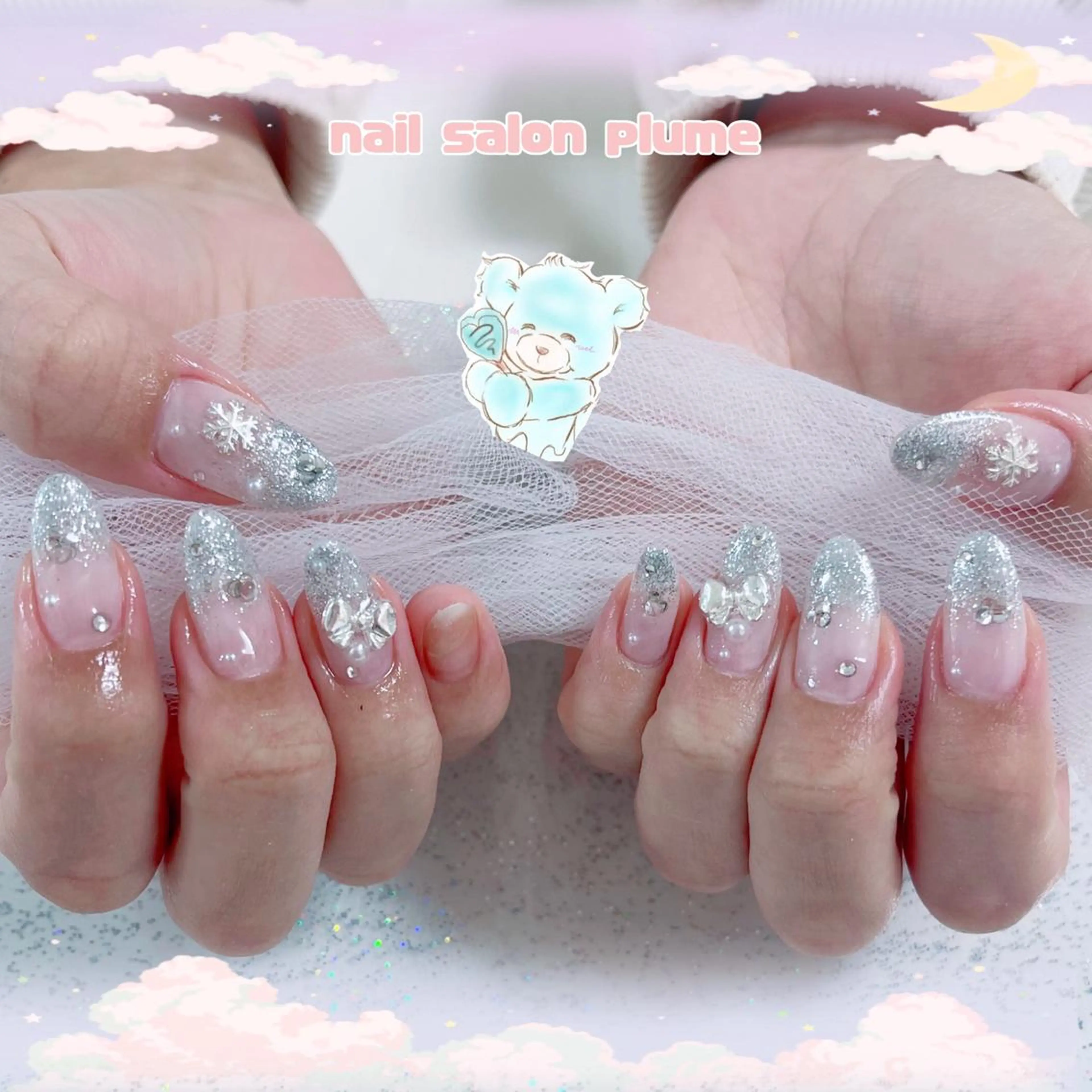 ネイル ハンドネイル plume nail ☆韓国ネイルのネイルデザイン