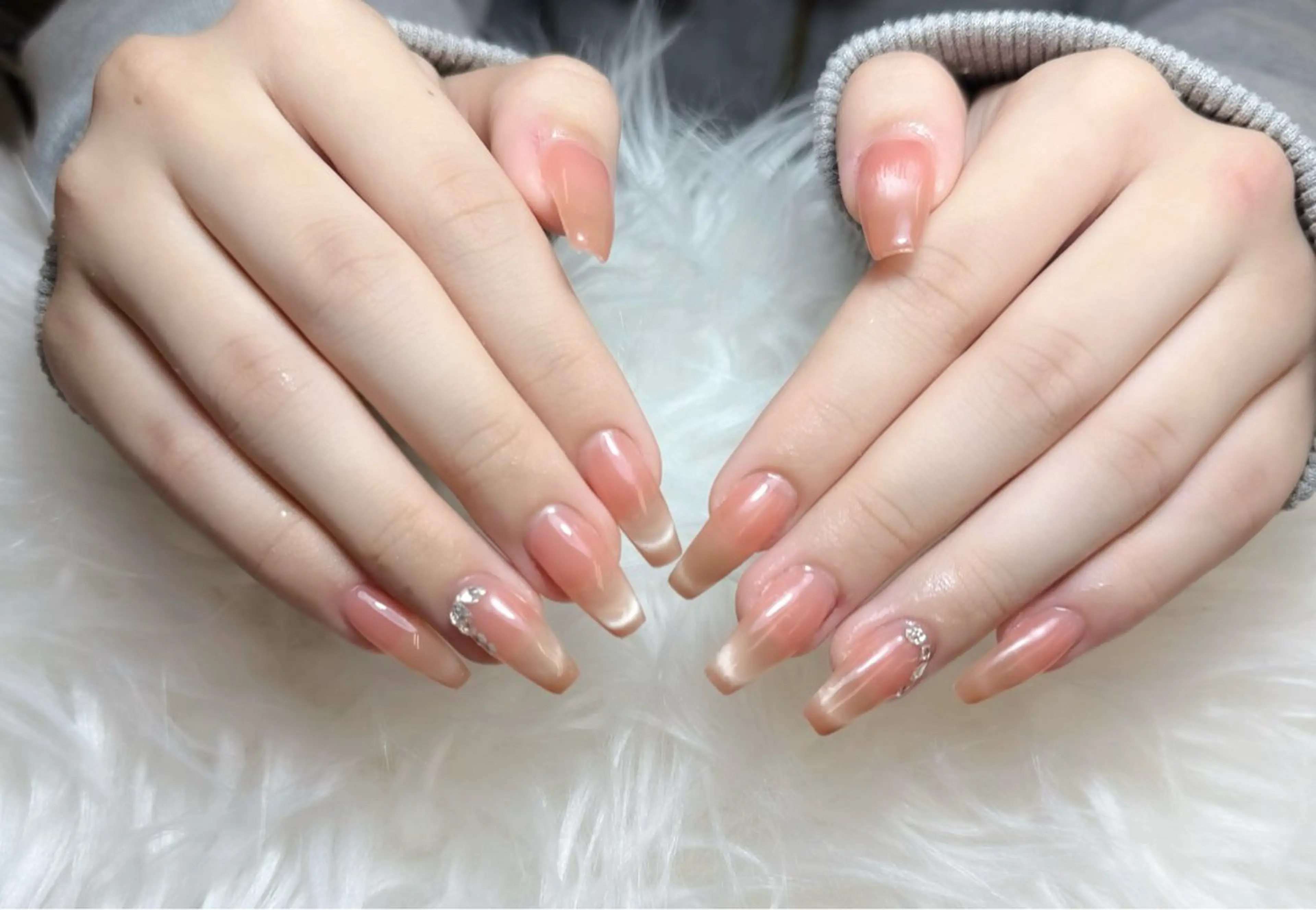 ネイル アートネイル フレンチネイル ジェルネイル 韓国ネイル マグネットネイル Lenie Shinokuboのネイルデザイン