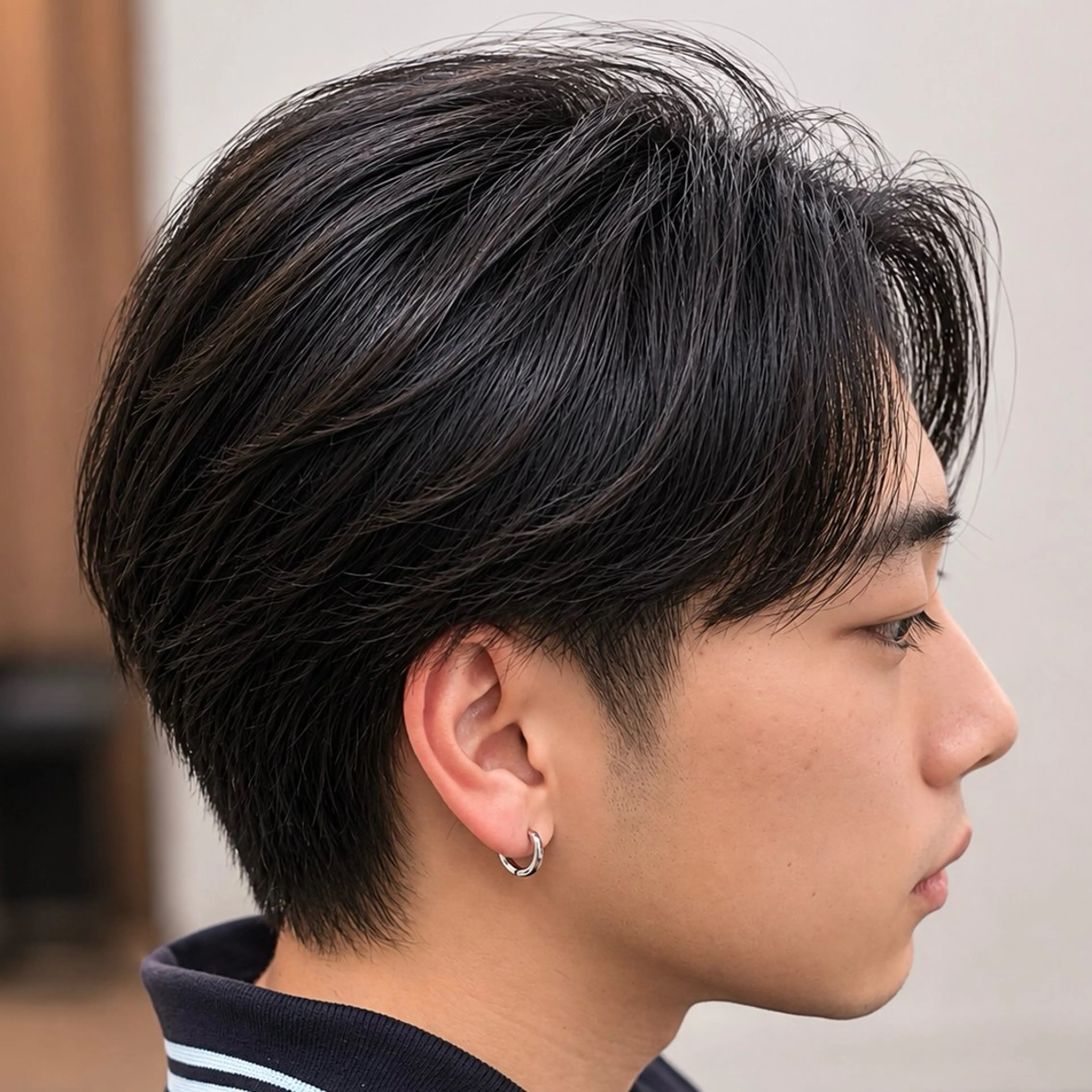 メンズ カット シースルーマッシュ 🍒毛流れ🖤アヤネのヘアスタイル