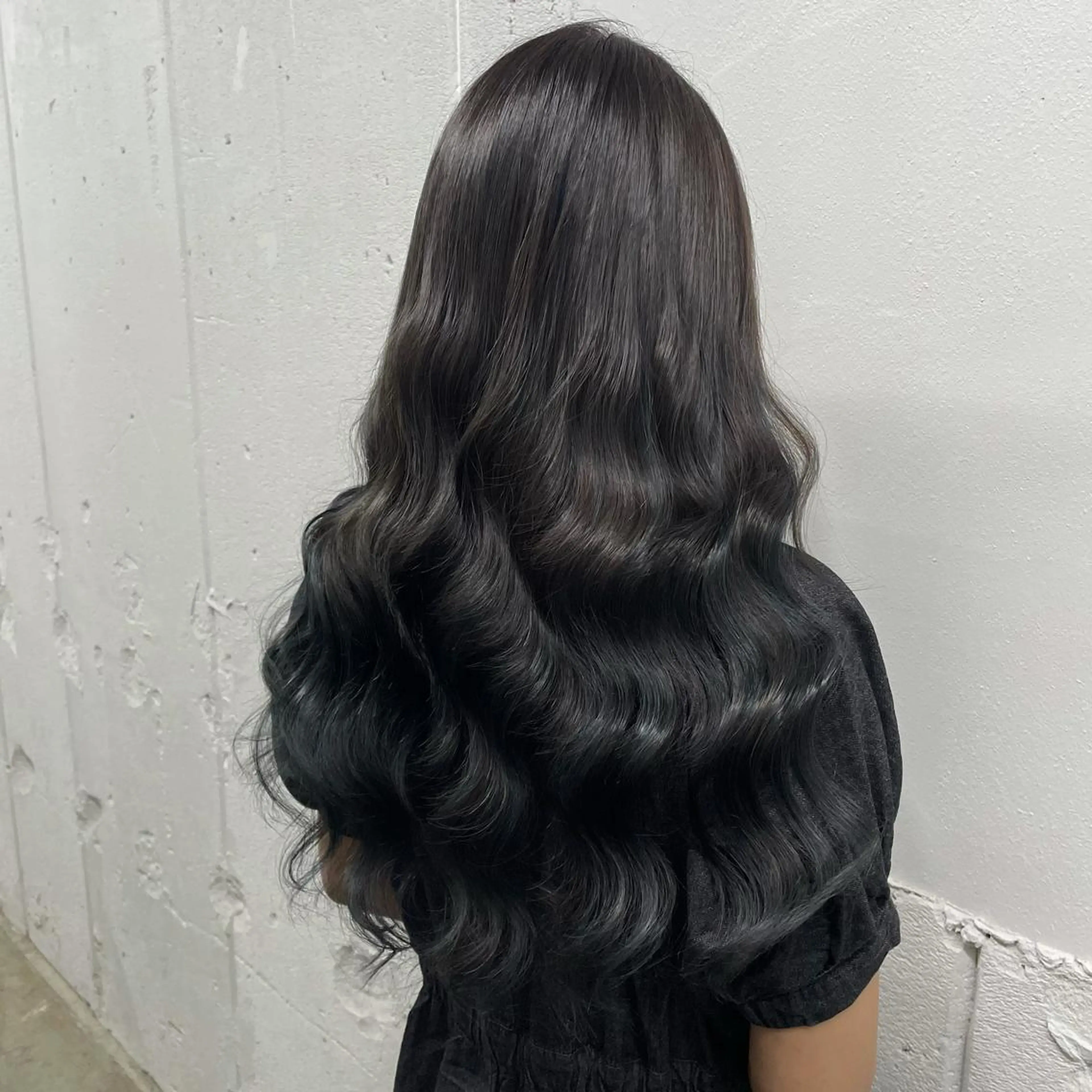 ロング カラー シールエクステ バレイヤージュ ミストバング ダブルカラー  フェイスフレーミング ヘアカラー エクステ 🧡艶髪ちゅるん髪 🫧🧡YUKI❄️のヘアスタイル