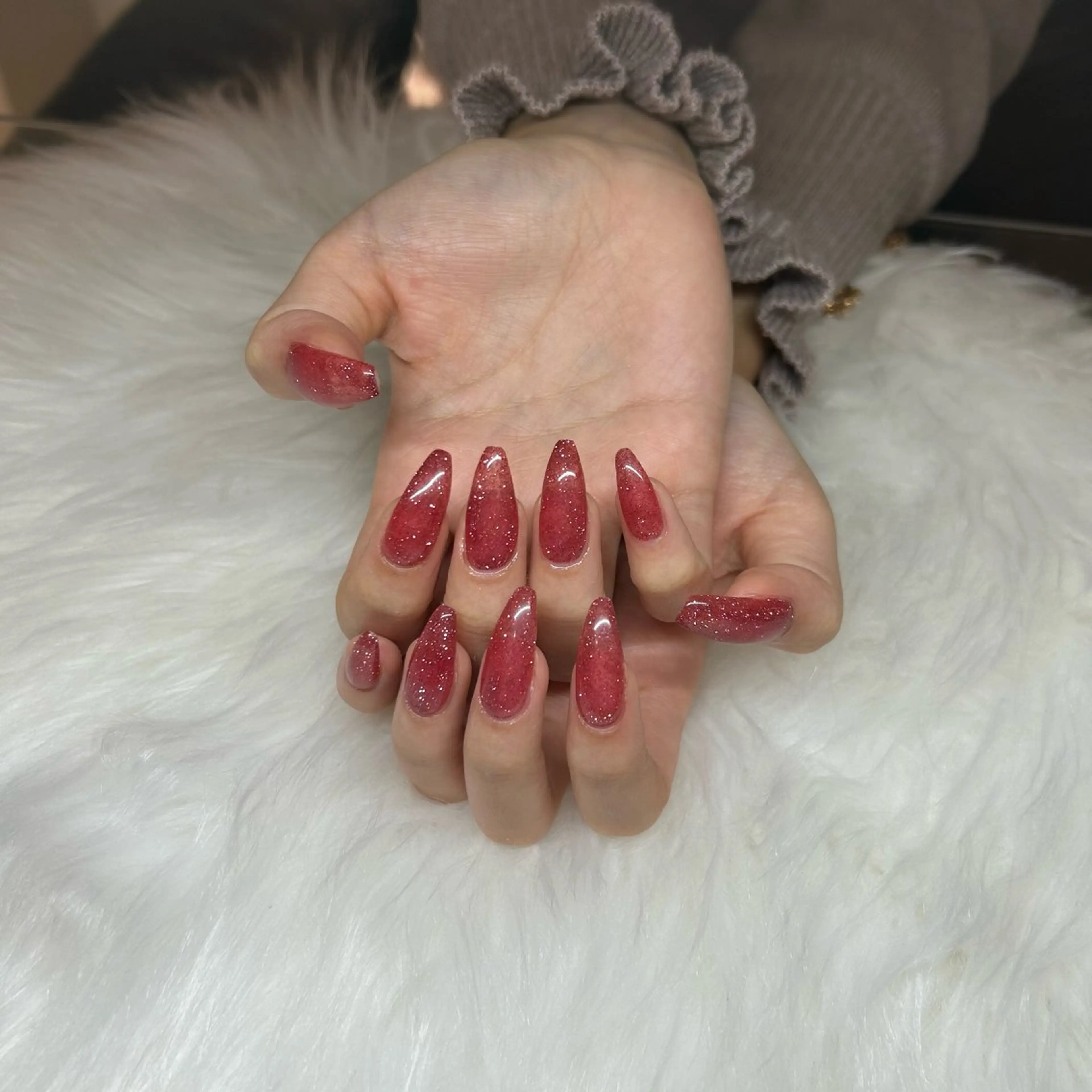 ネイル グラデーション ニュアンスネイル ワンカラーネイル 川合 真優のネイルデザイン