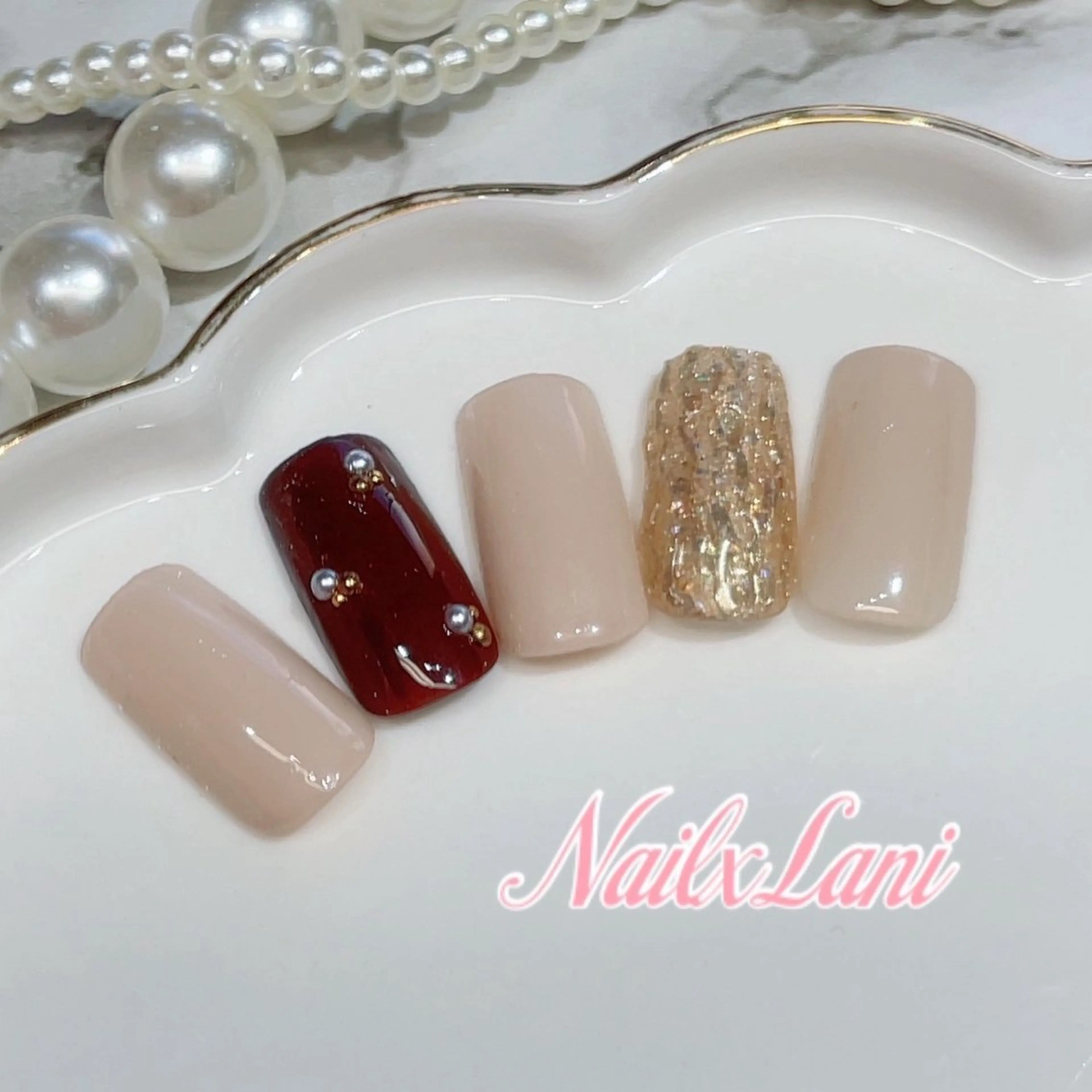 ネイル フットネイル ジェルネイル マグネットネイル パラジェル 練馬駅近ネイルラニ 不細工爪90分で美爪のネイルデザイン