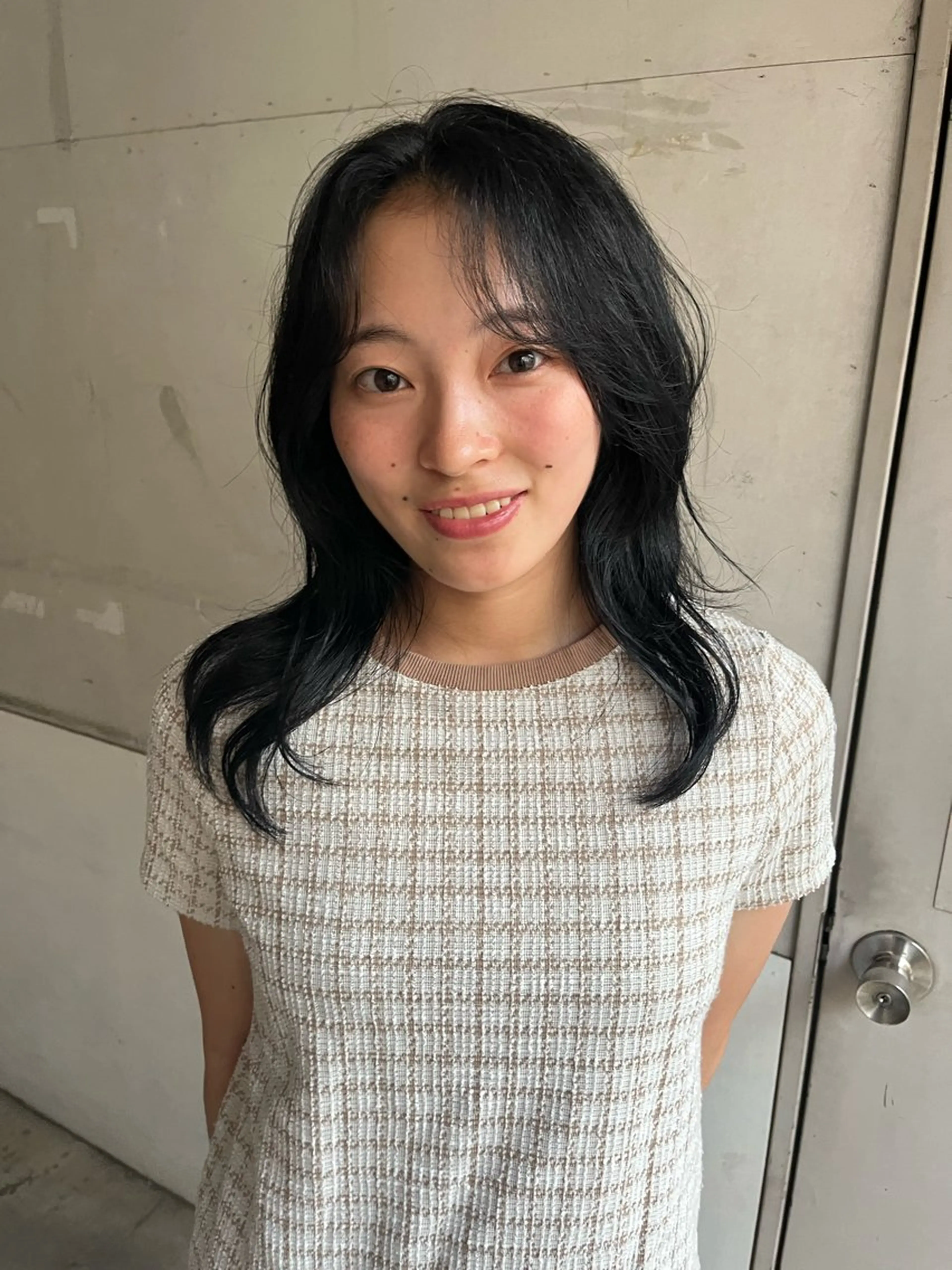 セミロング ヘアカラー ルナᯓ☆/ ブリーチモデル募集中のヘアスタイル