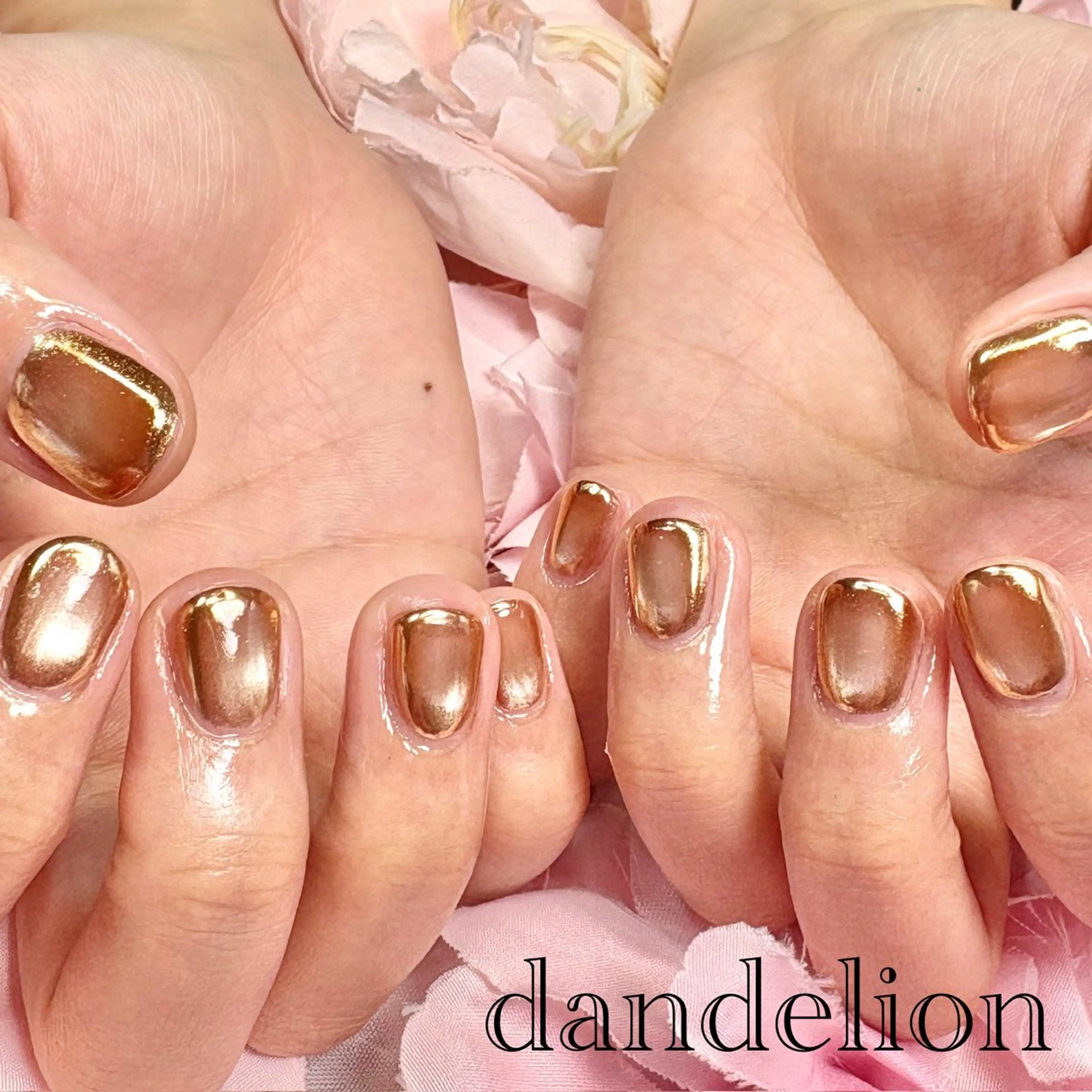 ネイル ハンドネイル ハンドケア dandelion ダンデライオンのネイルデザイン