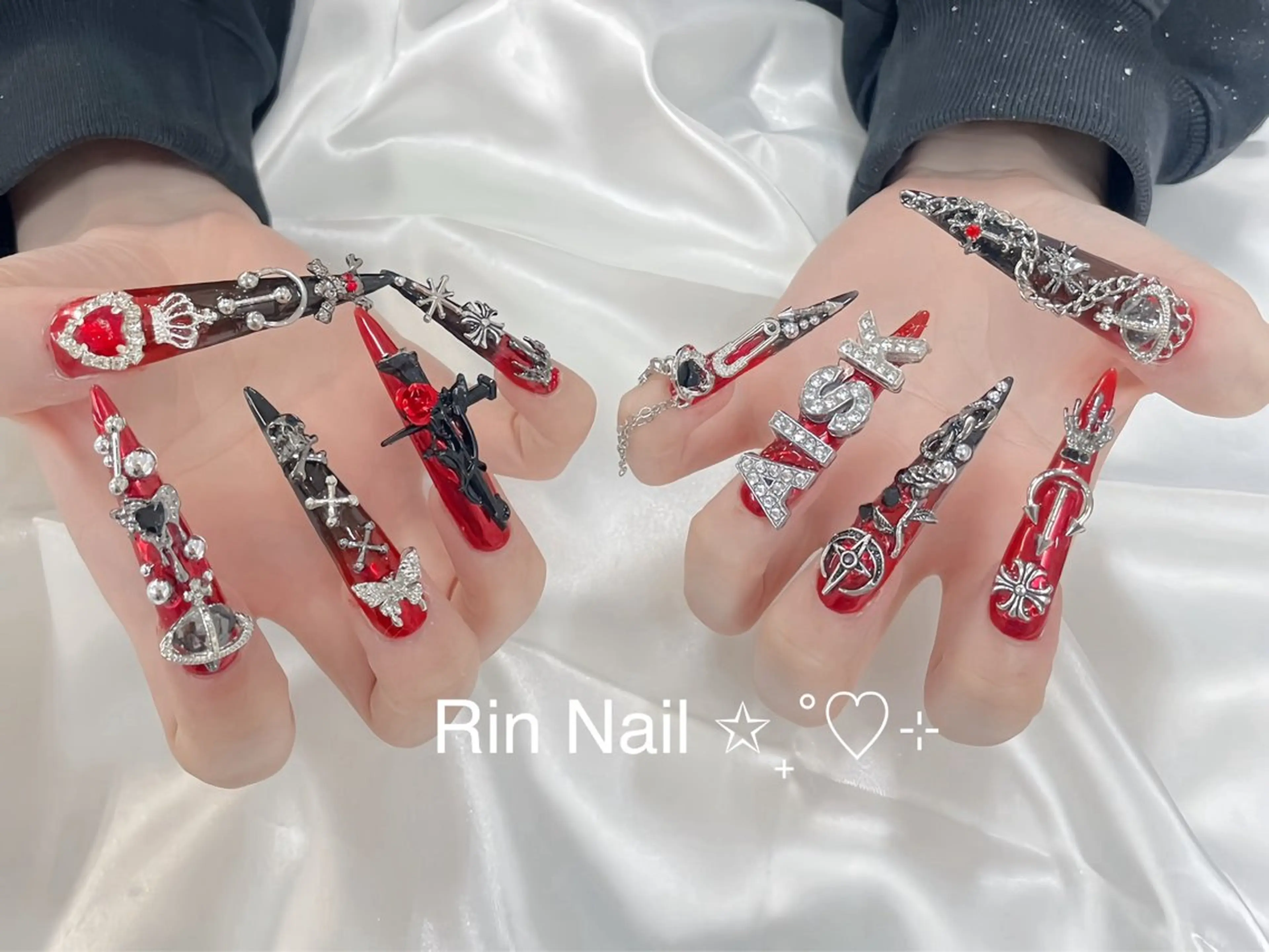 ネイル アートネイル ハンドネイル Rin Nail 新大久保店のネイルデザイン