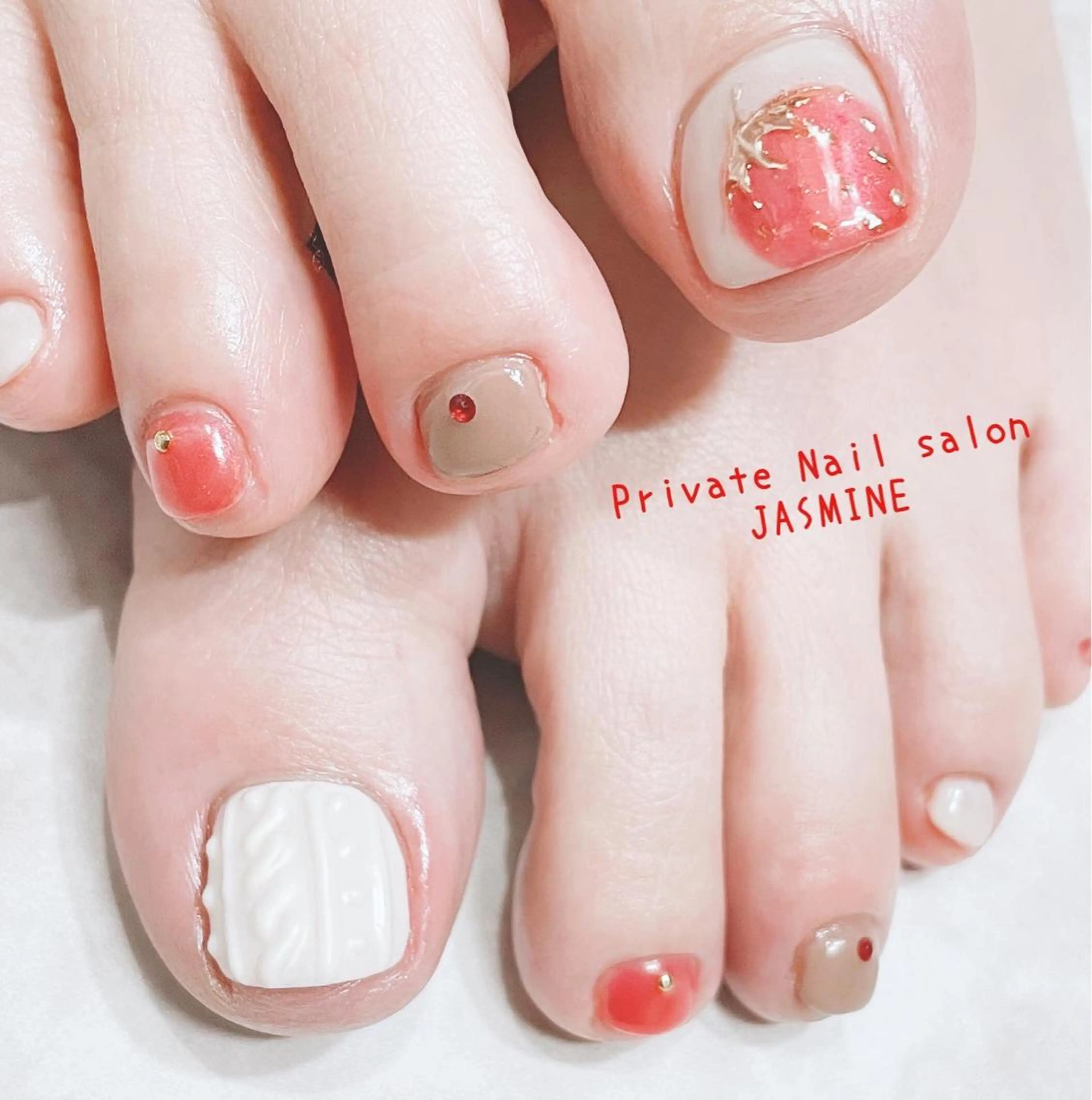 ネイル フットネイル Nail salon JASMINEのネイルデザイン