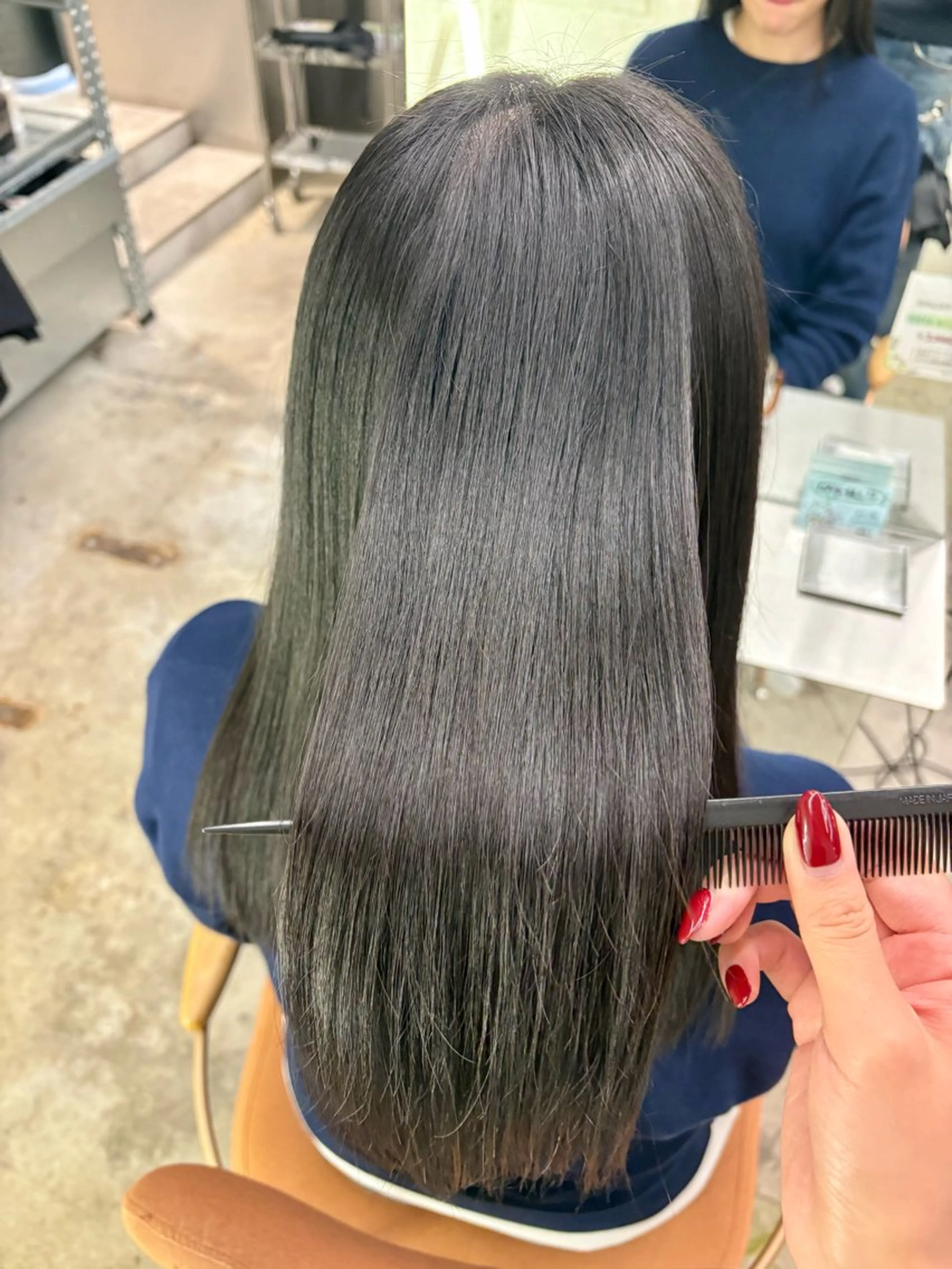 ミディアム 髪質改善 トリートメント 縮毛矯正 LOMARLIE / 𝐂𝐇𝐈𝐊𝐀のヘアスタイル