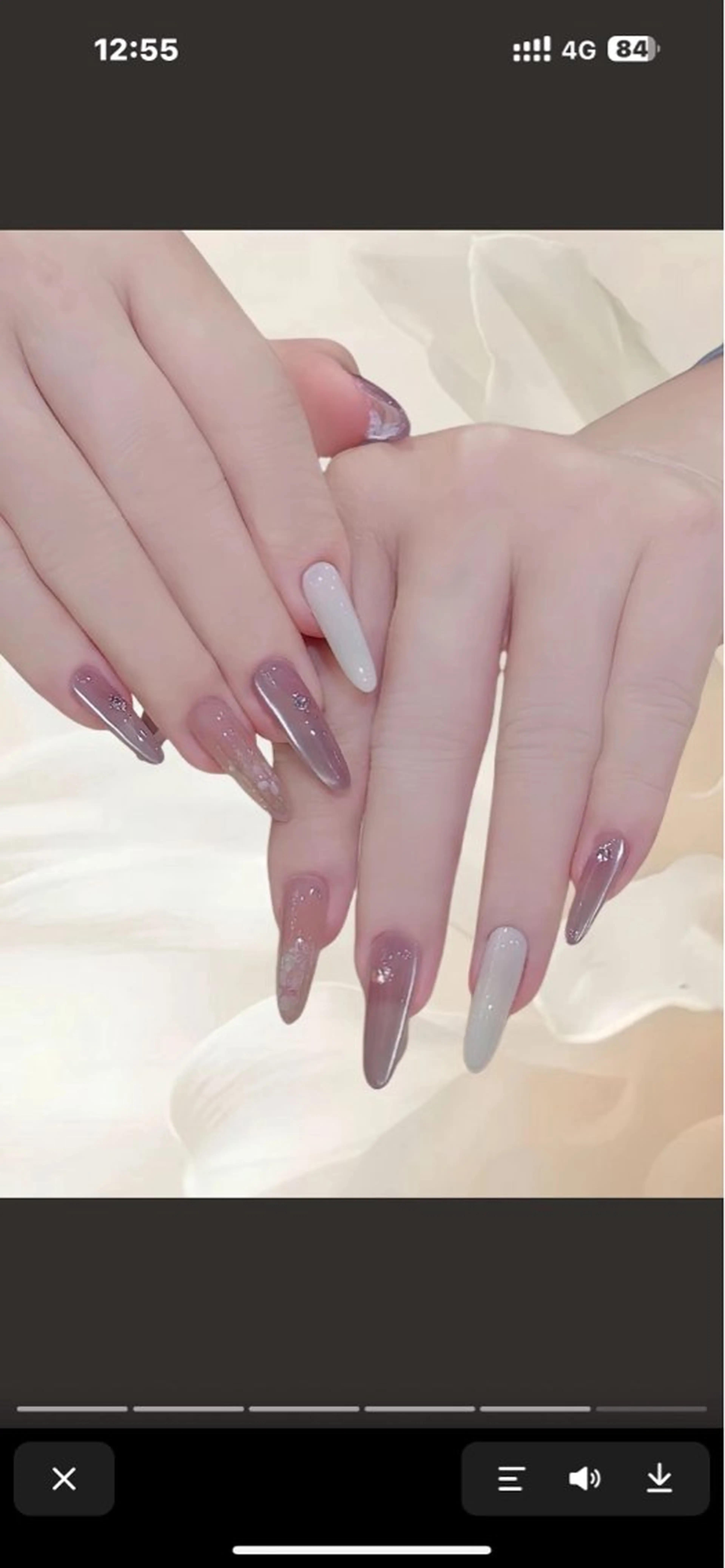 ネイル 💅パッマ ネイル AOIのマツエク・マツパデザイン