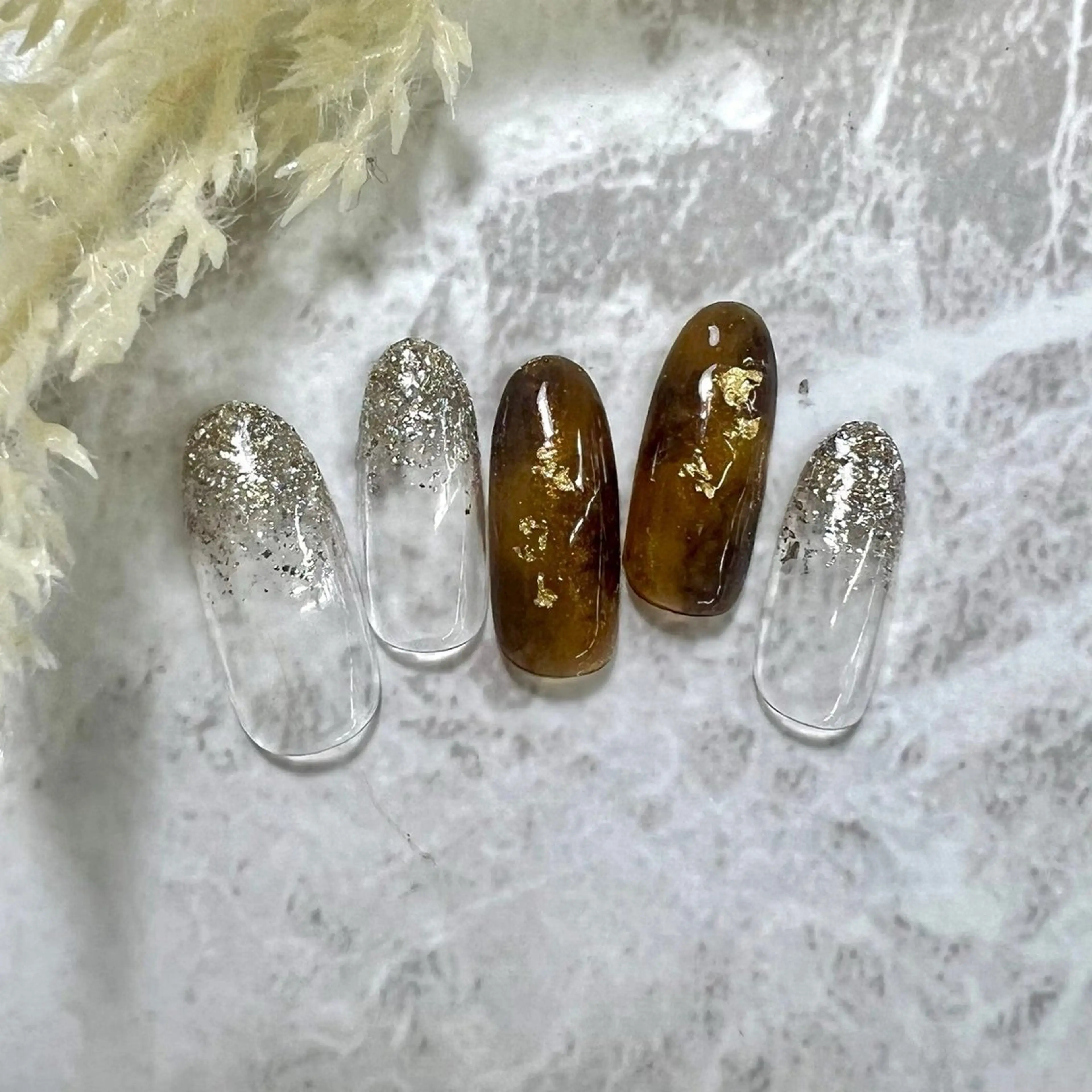 ネイル ⭐︎休業中の練習⭐︎ JNA認定講師髙橋のネイルデザイン