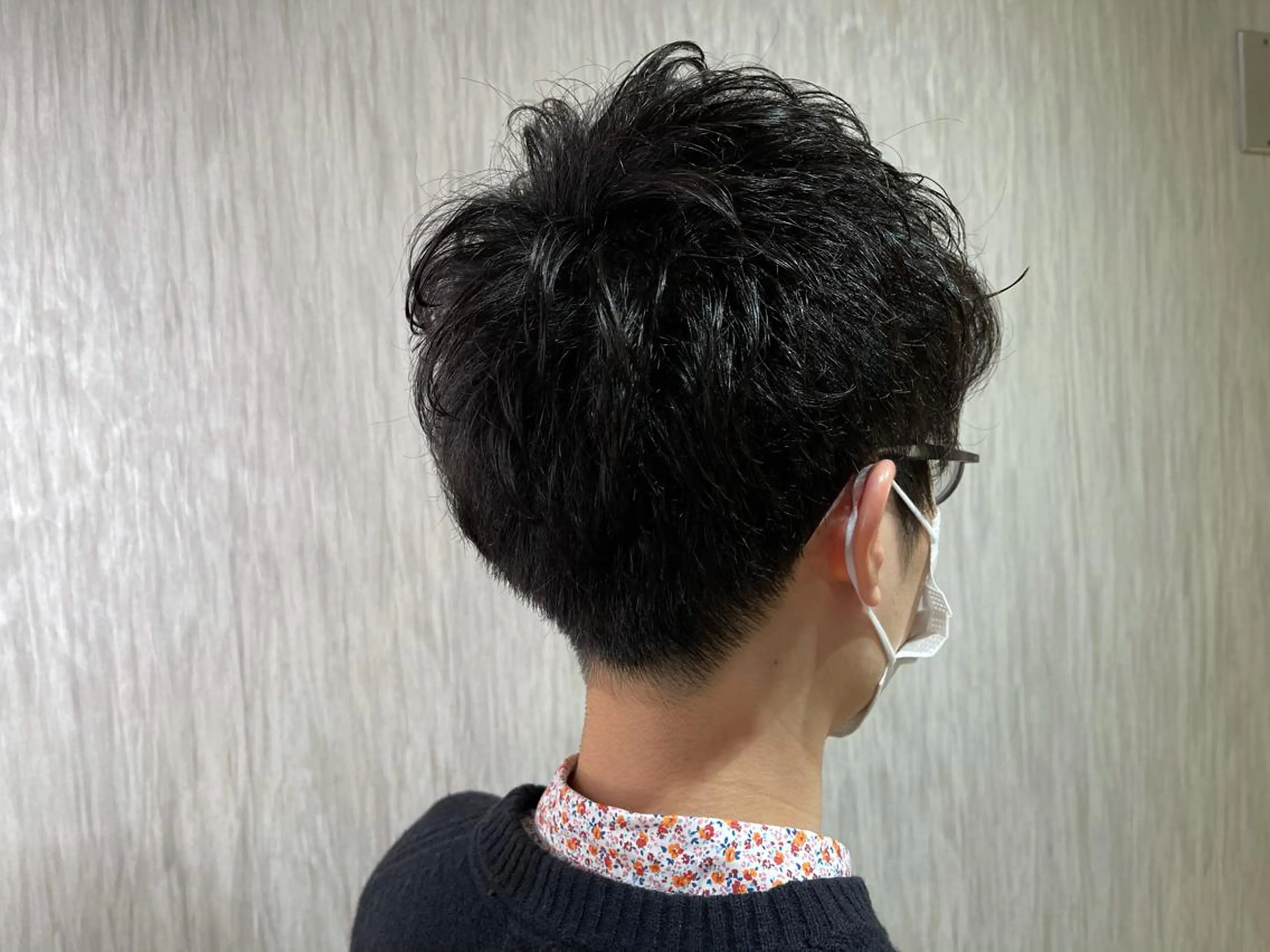 ショート パーマ メンズ 髪質改善/ストレート /半個室/大岡輝己のヘアスタイル