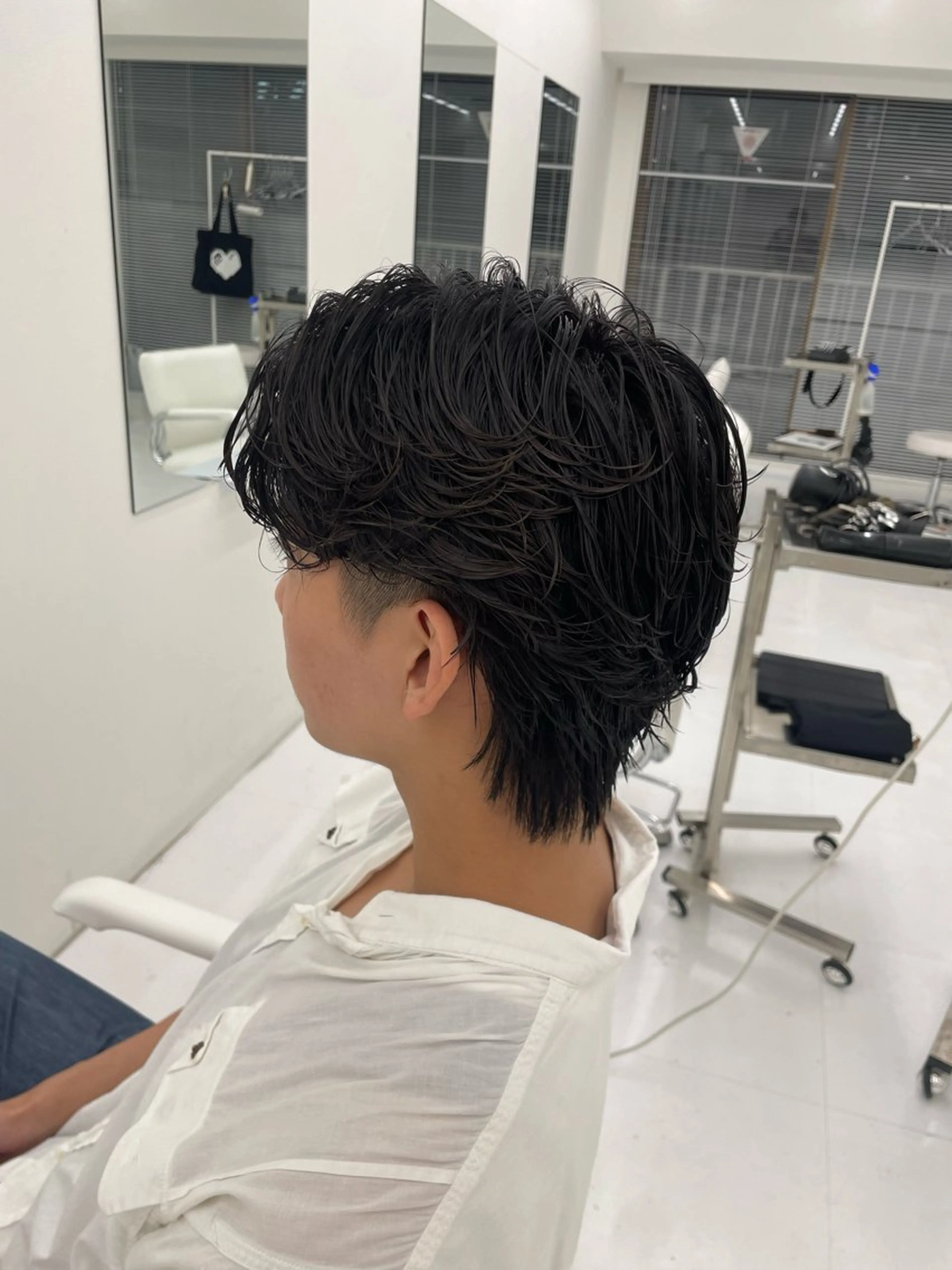 パーマ メンズ 東 航平のヘアスタイル
