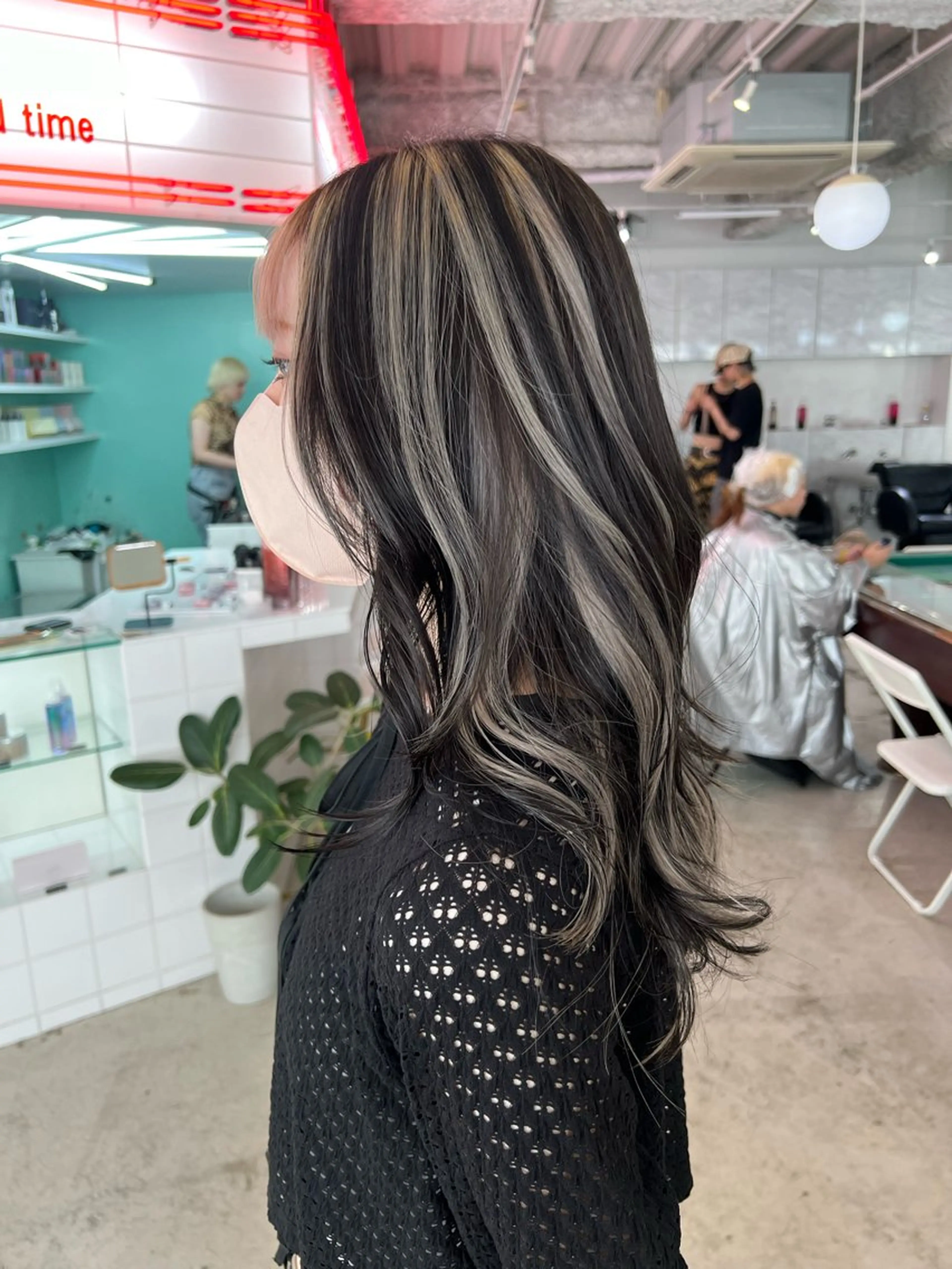 セミロング カット ヘアカラー 💥ウルフカット デザインあんな💥のヘアスタイル
