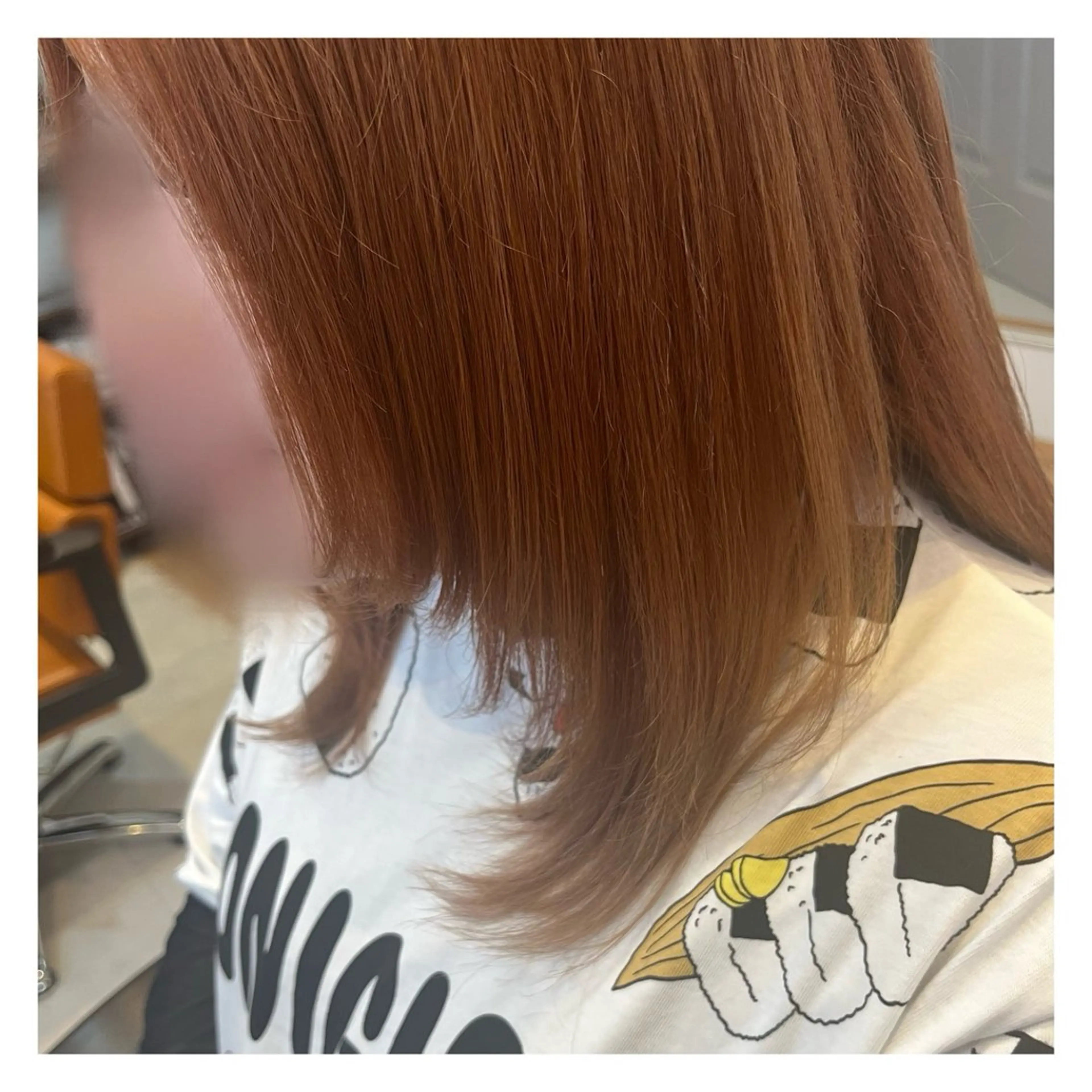 ロング カラー 顔まわりレイヤー 顔周りカット レイヤーカット 北上 春華のヘアスタイル