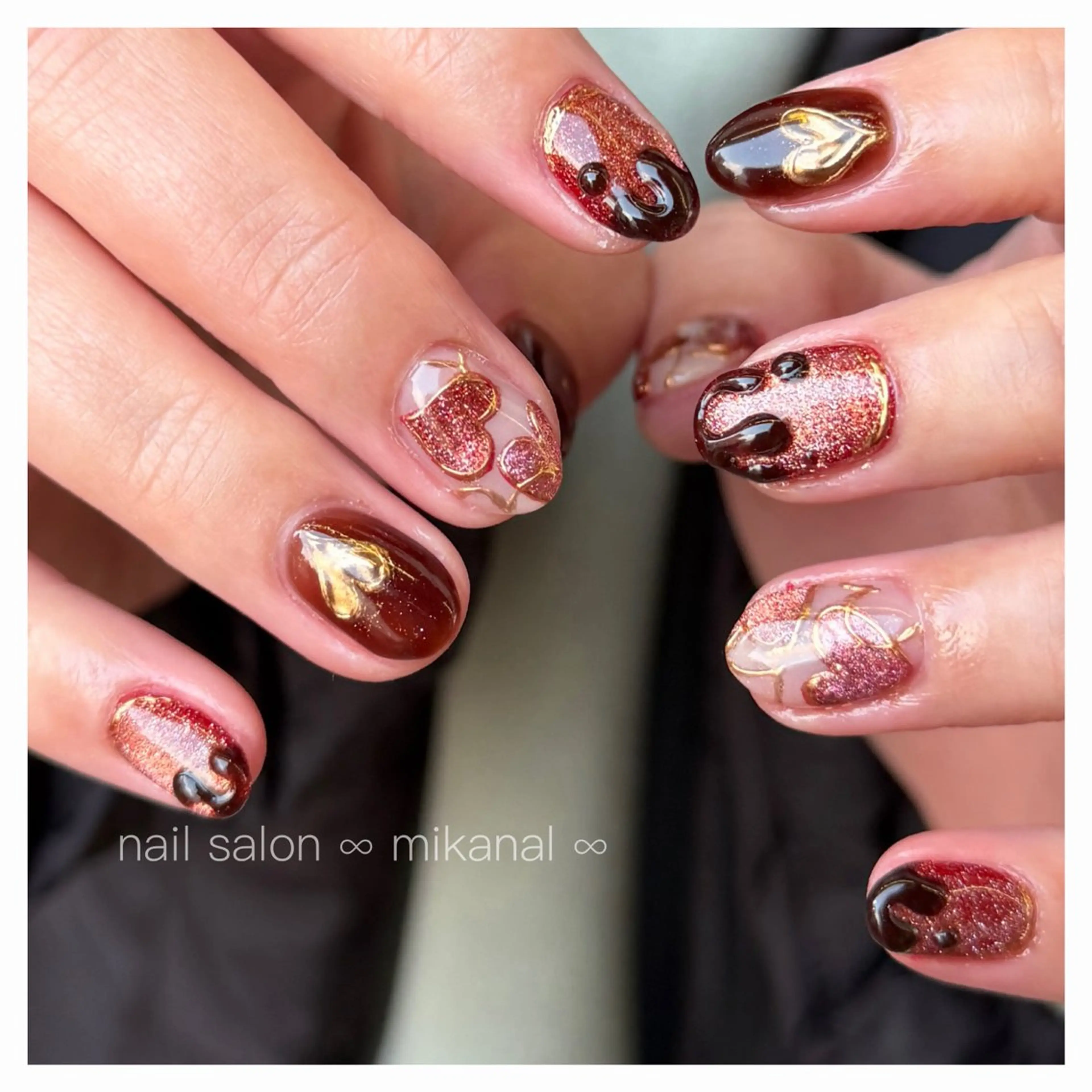 ネイル ハンドネイル nailsalon ∞ ﾐｶﾅﾙ ∞のネイルデザイン