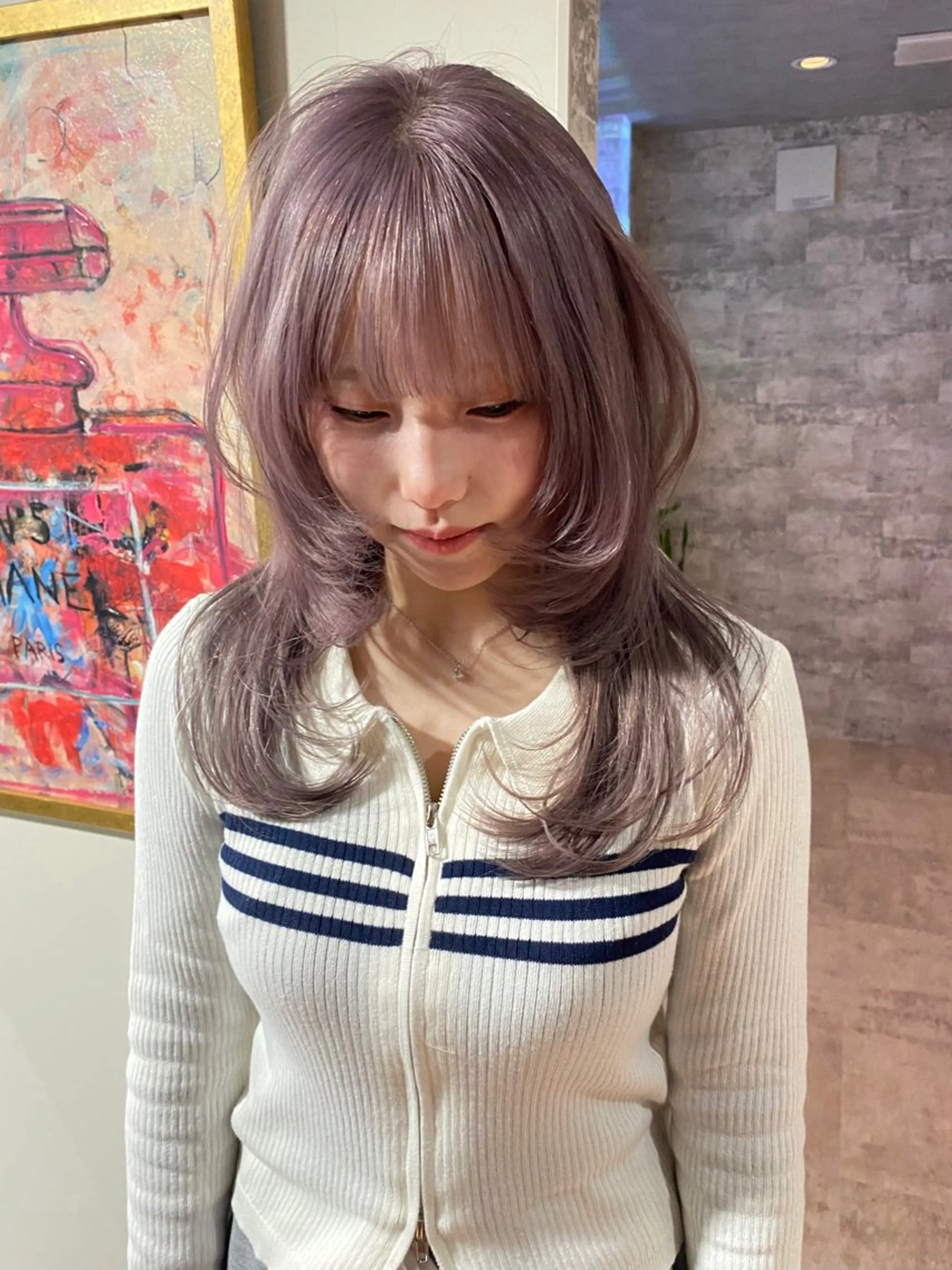 ロング カラー カット ヘアカラー トリートメント mai / linoah˚✧のヘアスタイル