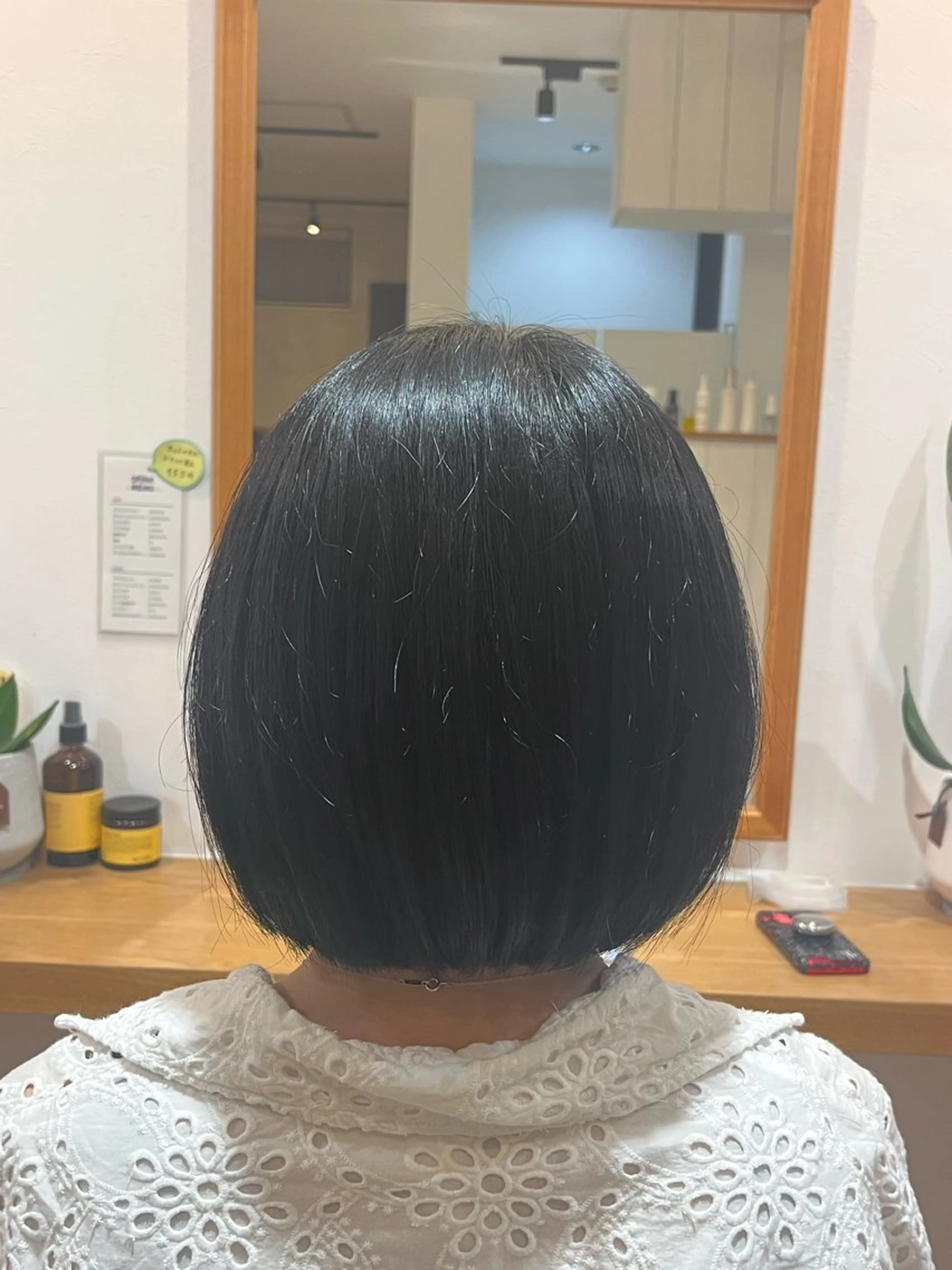 ショート カラー ボブ カット ヘアカラー 武田 綺音のヘアスタイル