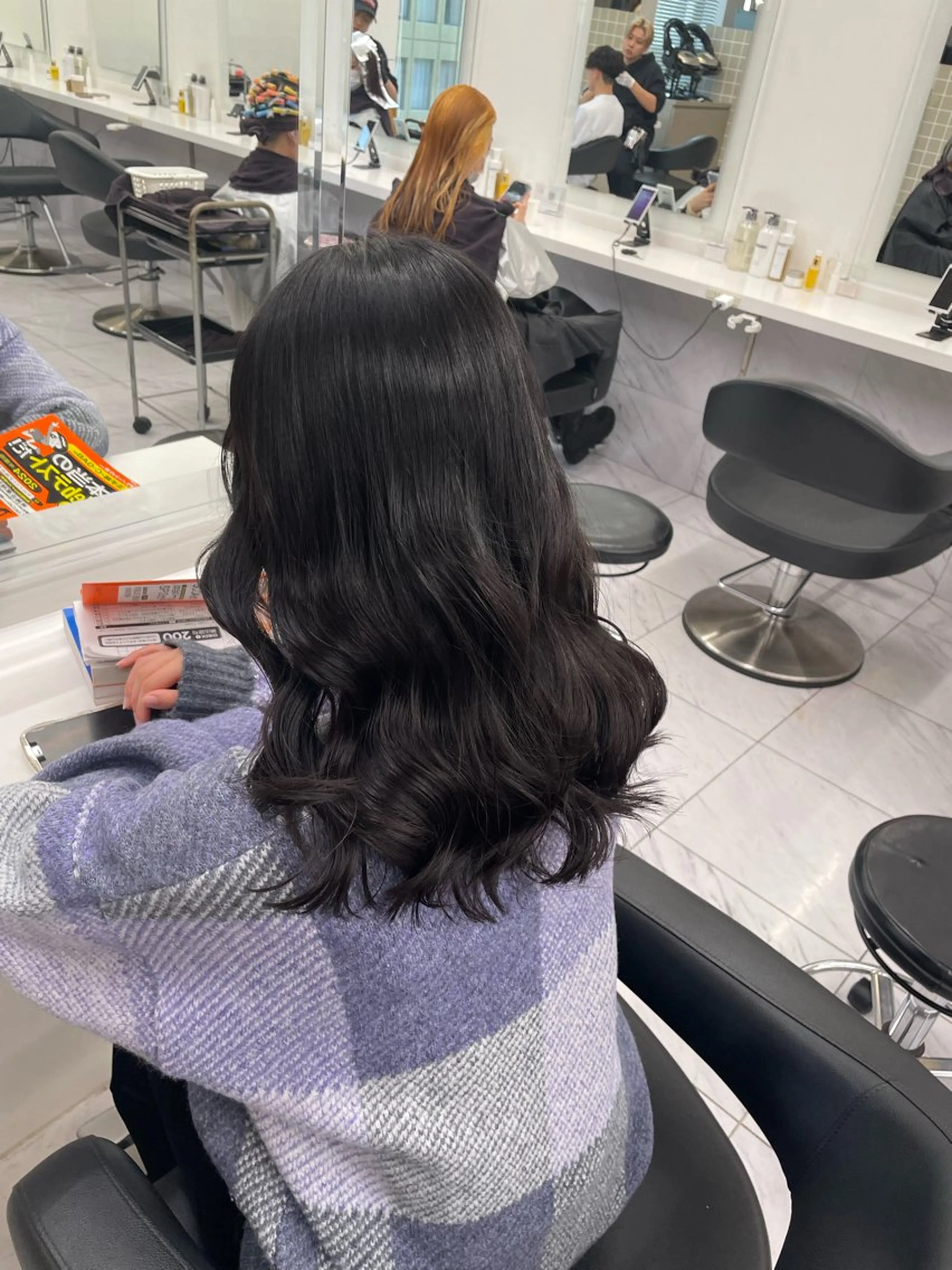 ロング カラー ヘアアレンジ ヘアカラー トリートメント ヘアセット 💗横浜美容室 💗HARUNAのヘアスタイル