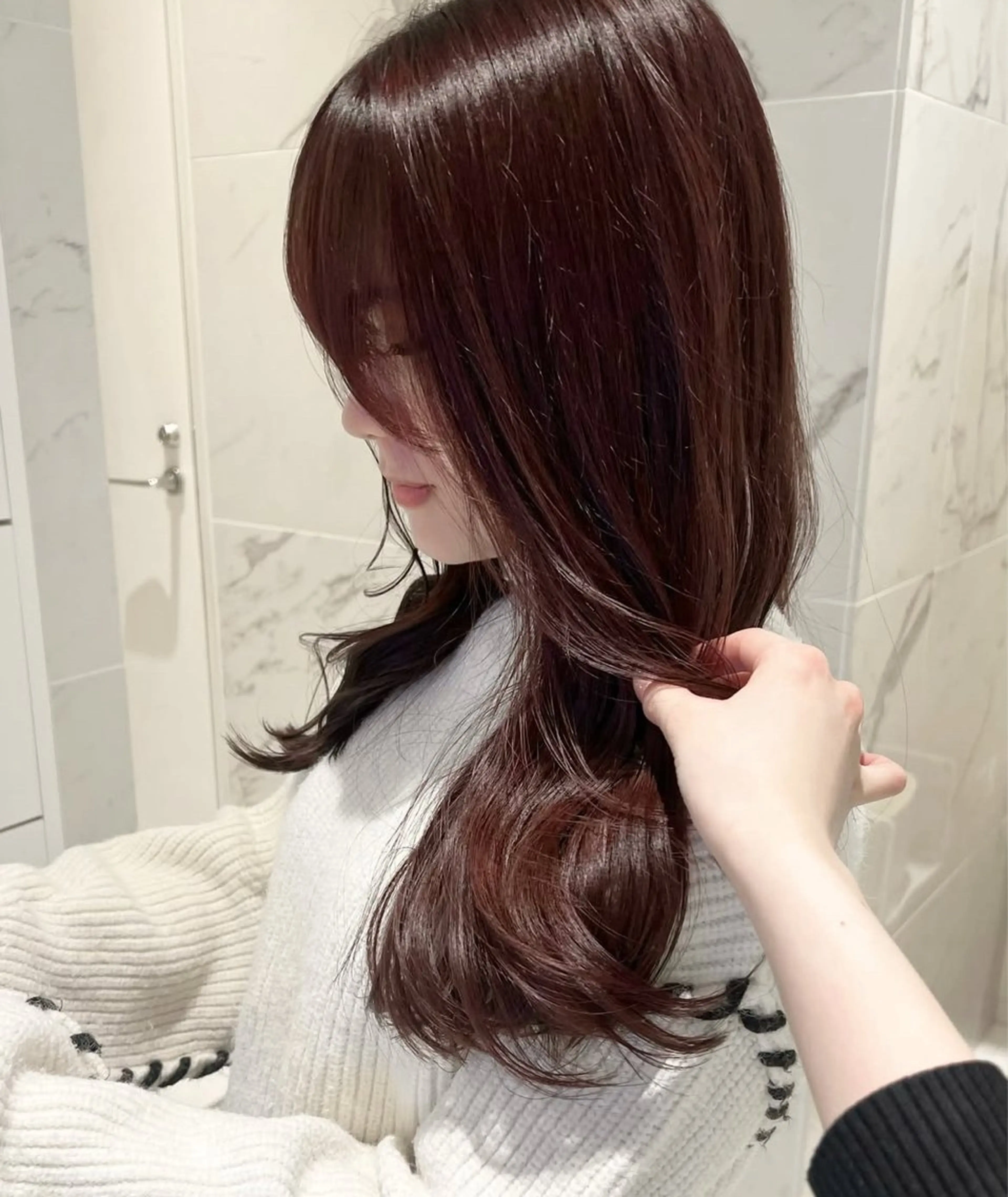 ロング カラー 似合わせカット/ カホのヘアスタイル