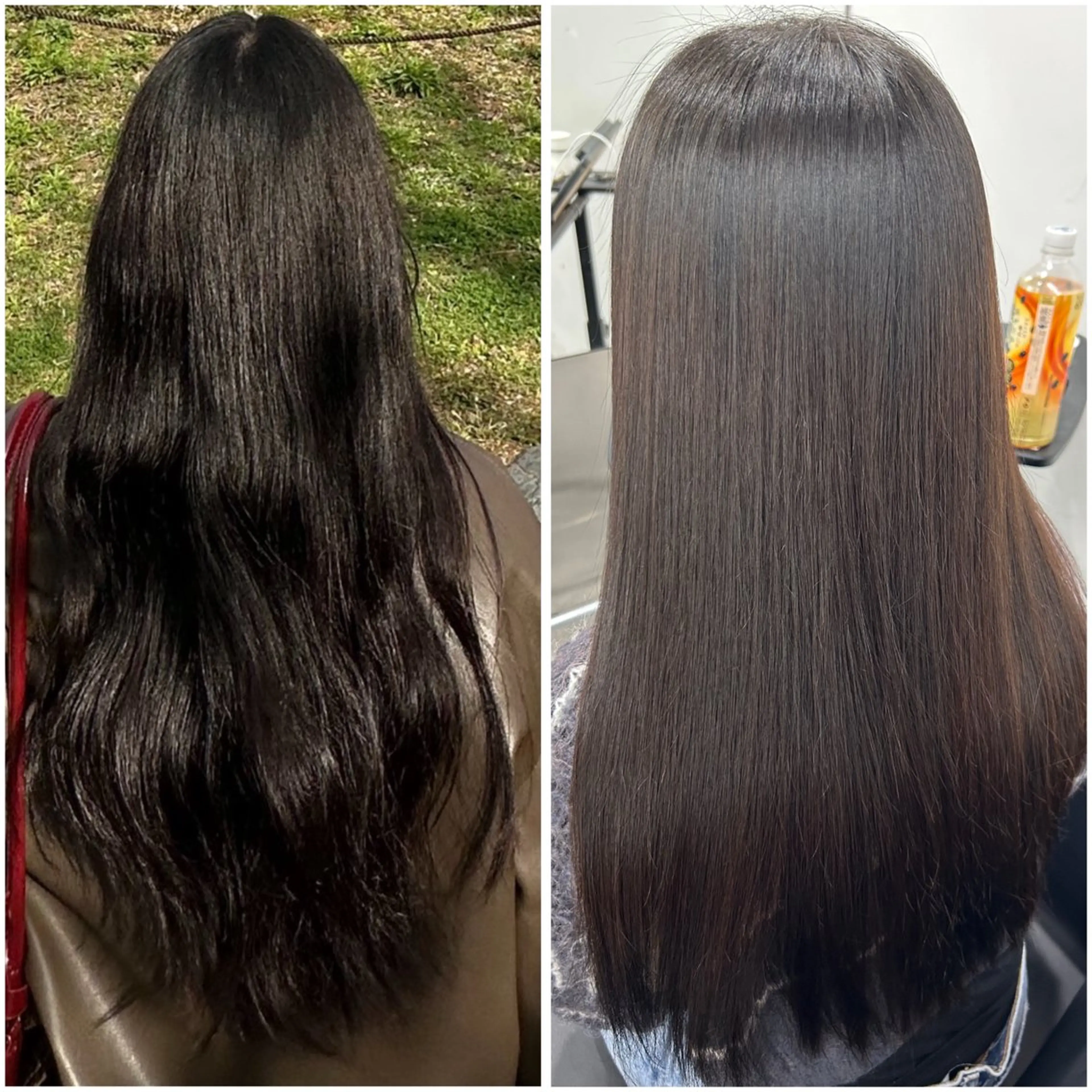 ロング 髪質改善 縮毛矯正 縮毛矯正 Aoba 🫧艶ハイトーン🫧のヘアスタイル